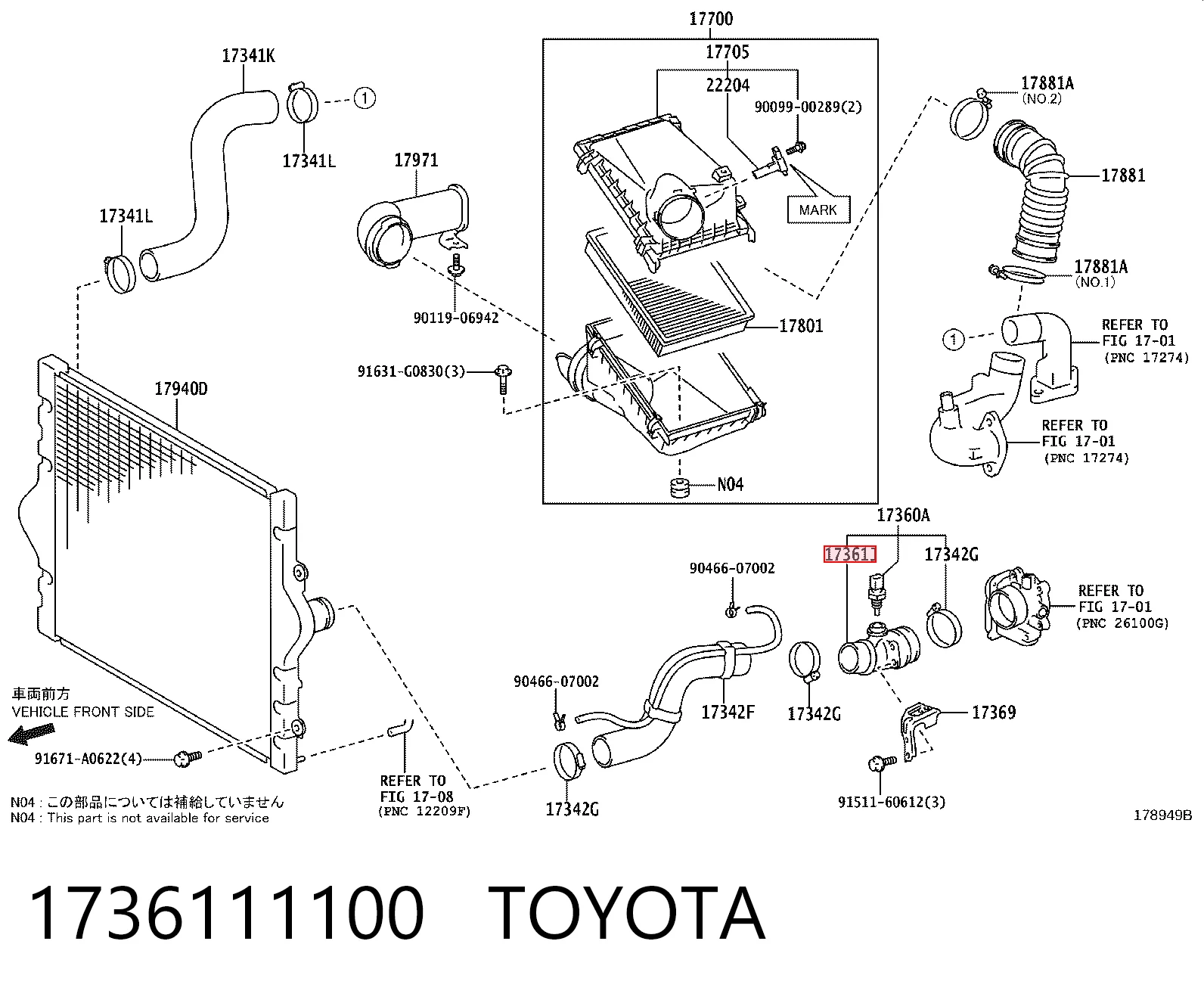 1736111100 Toyota