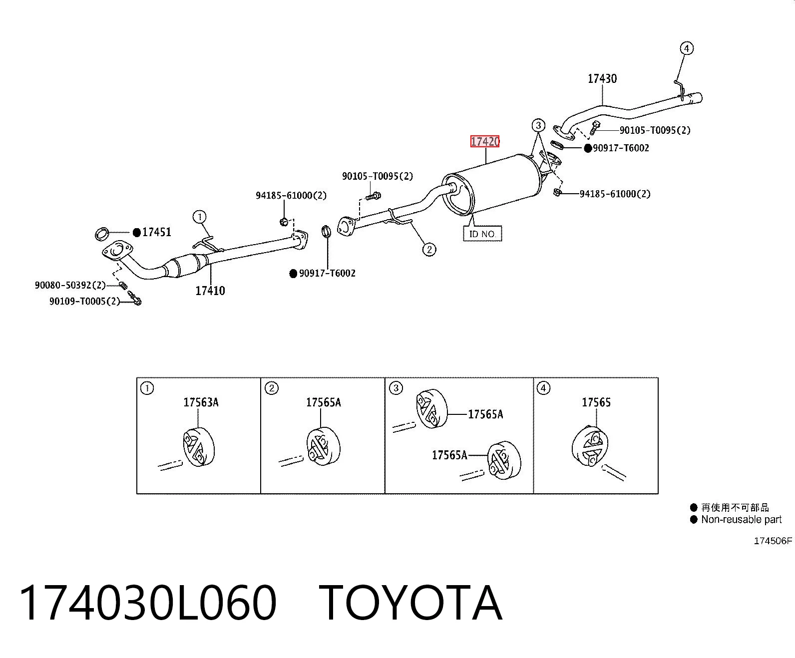 174030L060 Toyota