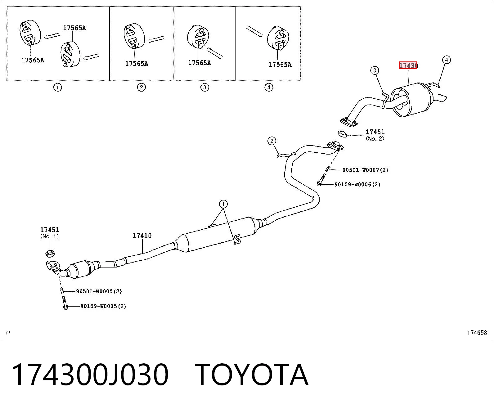 174300J030 Toyota