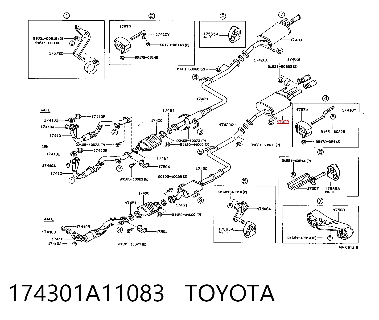  para Toyota Corolla  (E9)