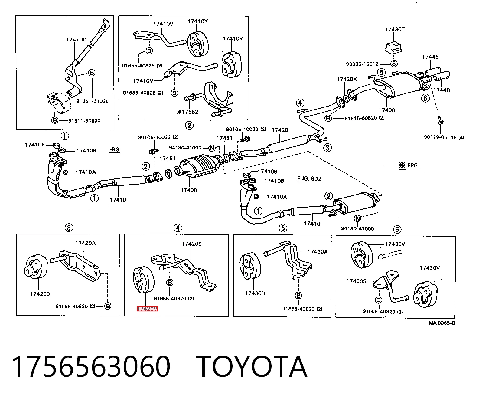 Compre Coxim de fixação do silenciador Suzuki Swift 2