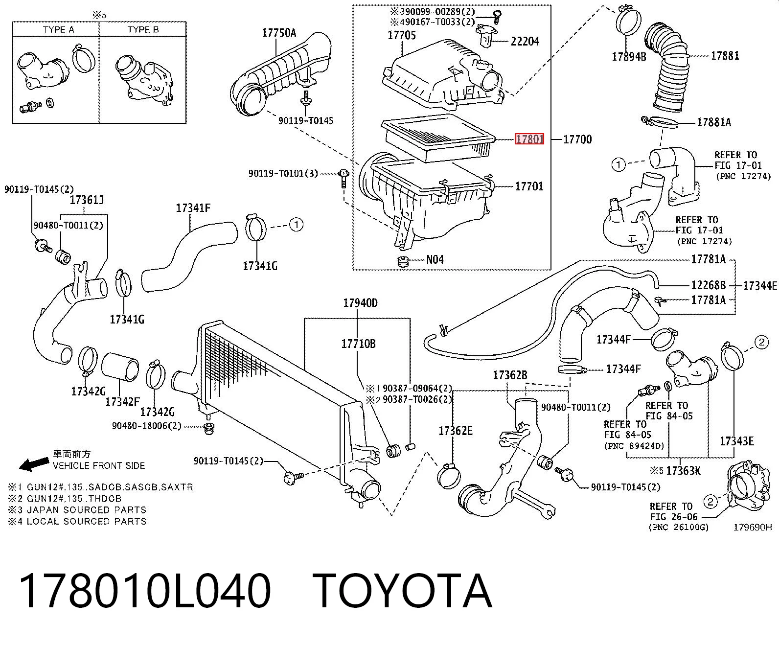 Compre Filtro de ar Toyota Hilux 