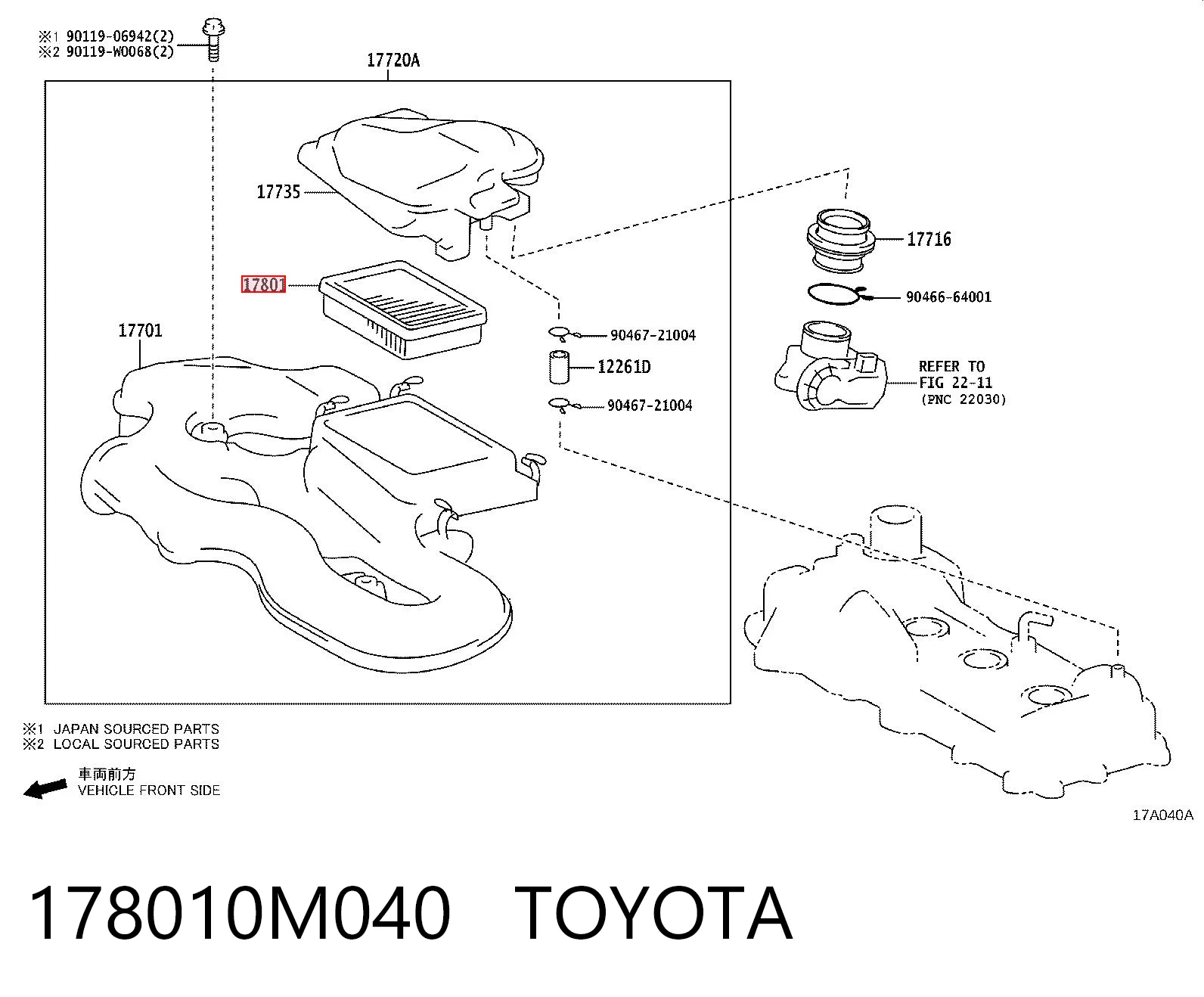 178010M040 Toyota