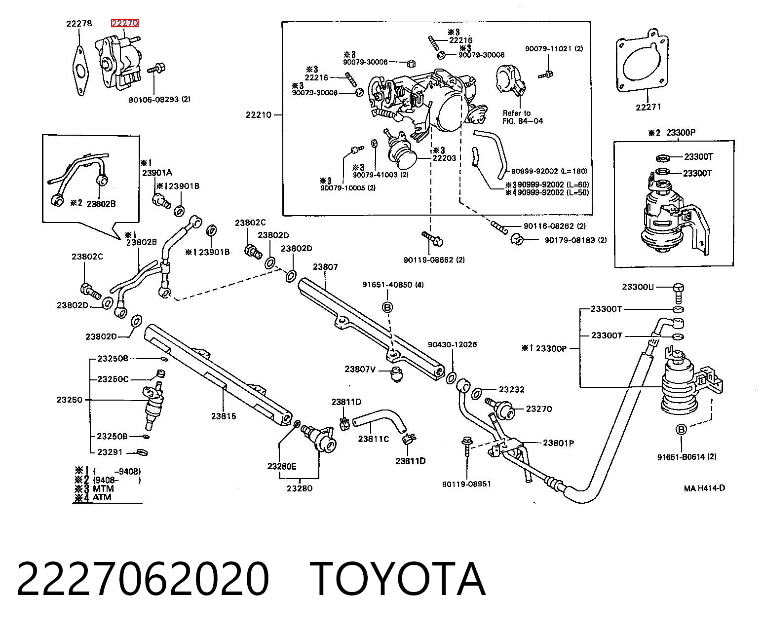 Válvula (regulador) de marcha a vácuo Toyota Camry  V10 ao melhor preço