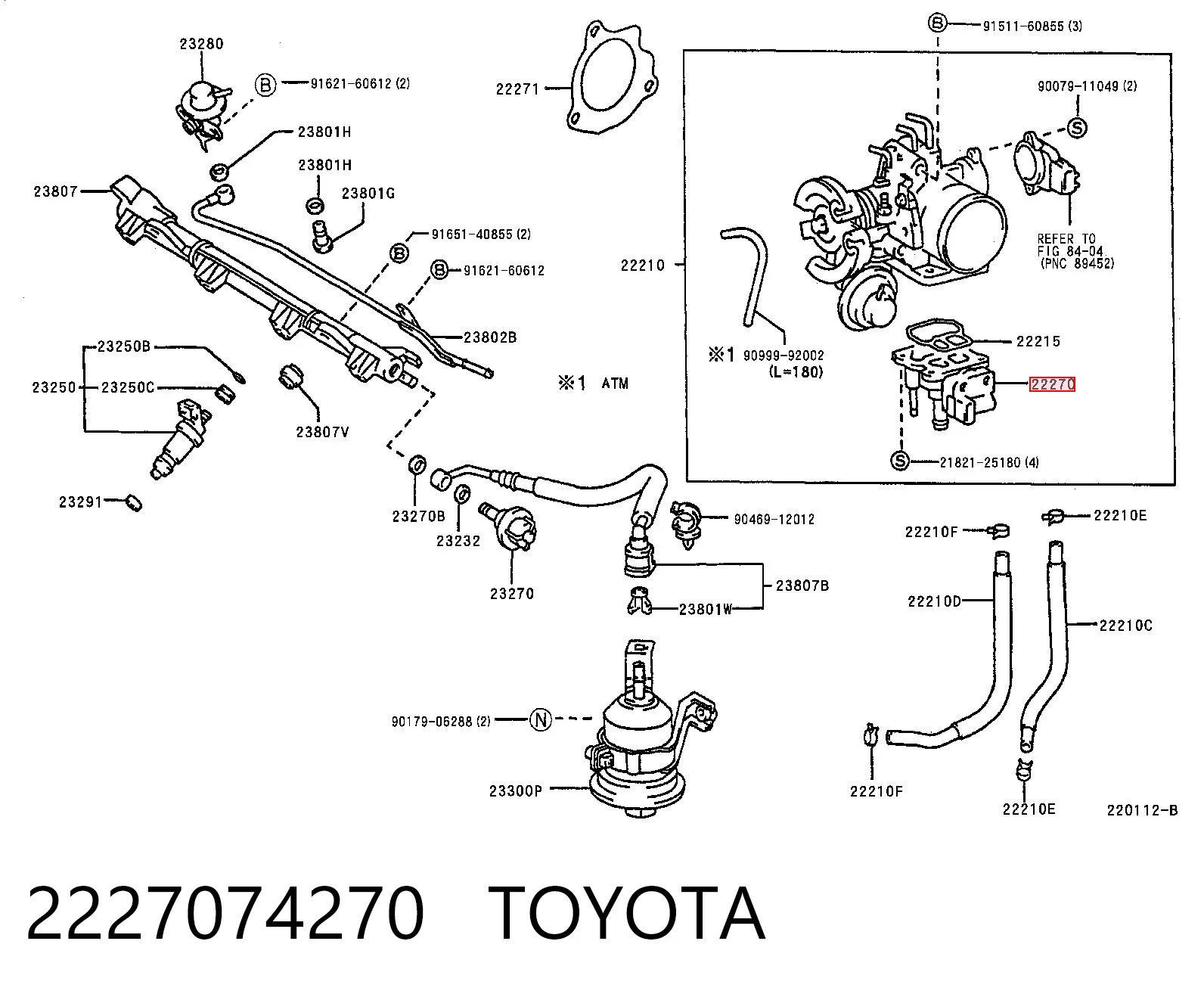 Válvula (regulador) de marcha a vácuo para Toyota RAV4 I Cabrio SXA 10