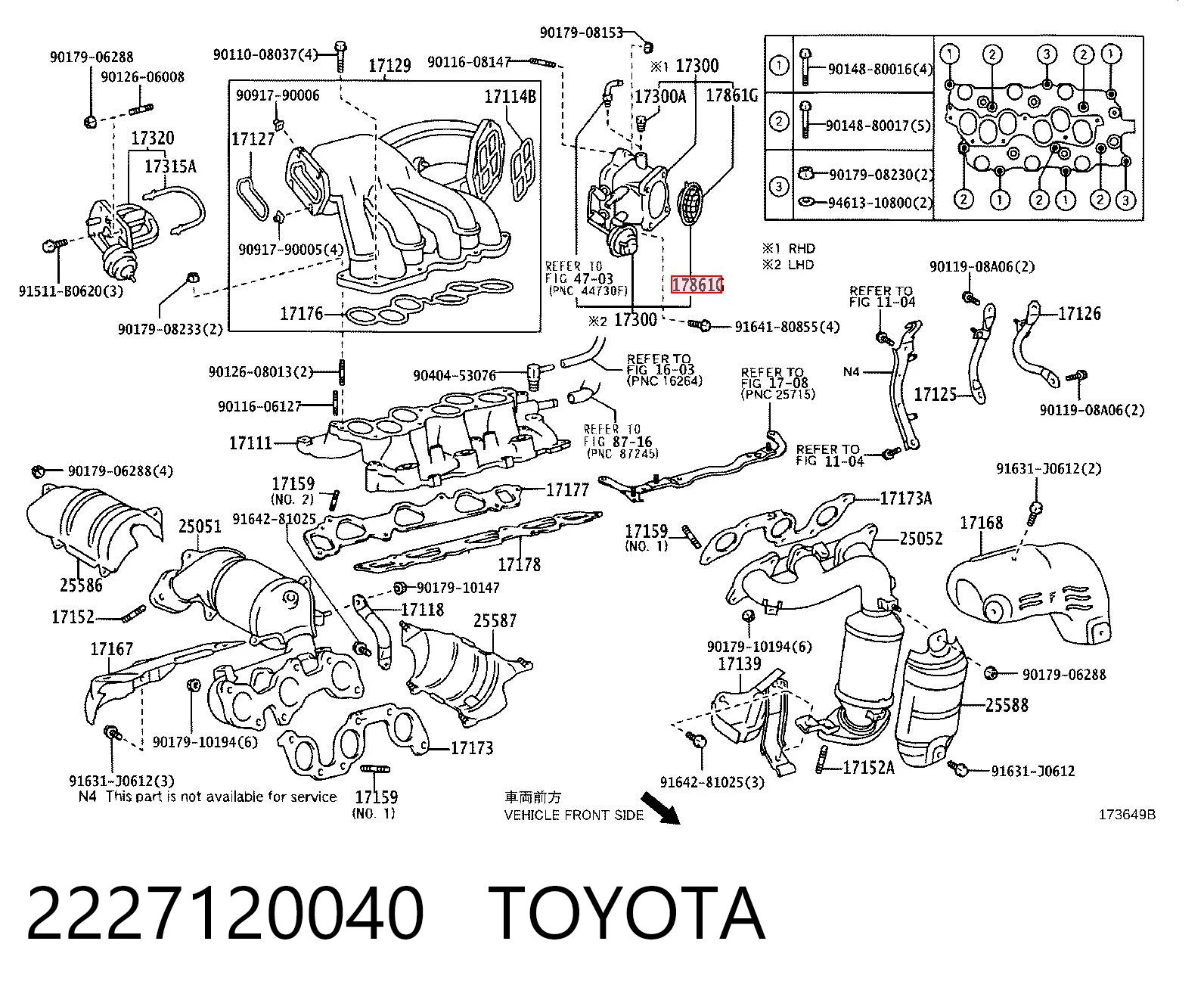 2227120040 Toyota