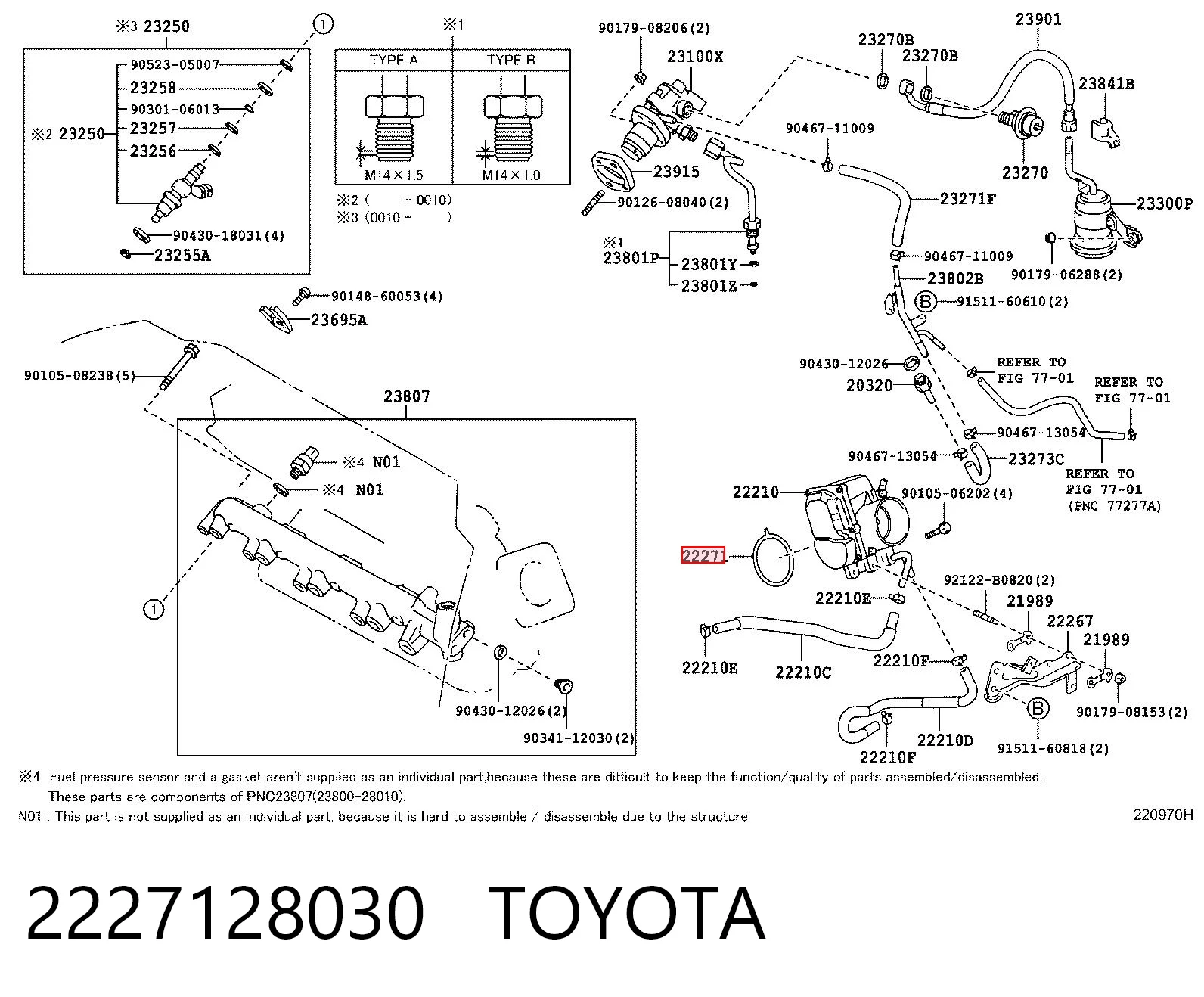 2227128030 Toyota