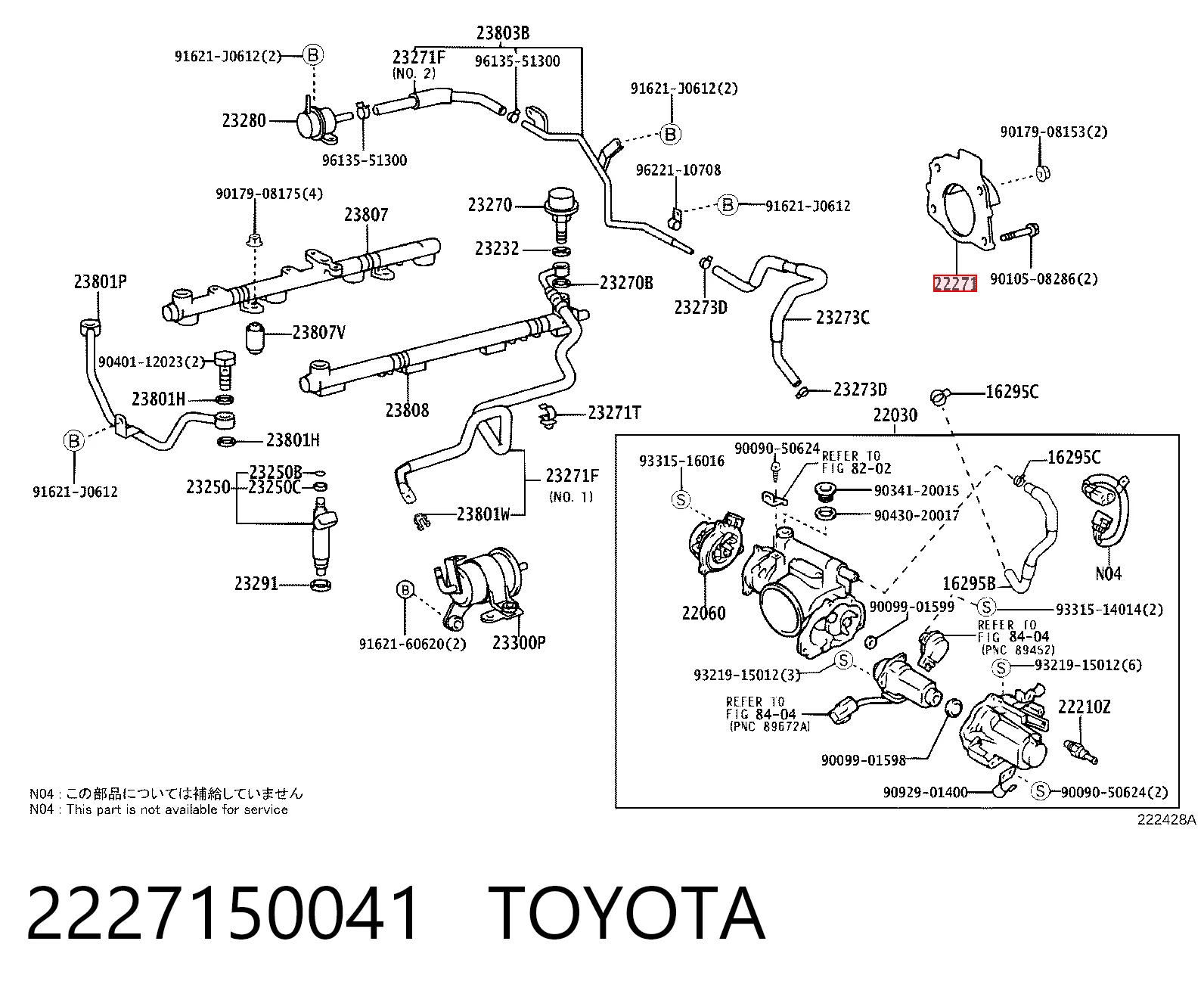 Vedante da válvula de borboleta para Lexus LS  UCF30