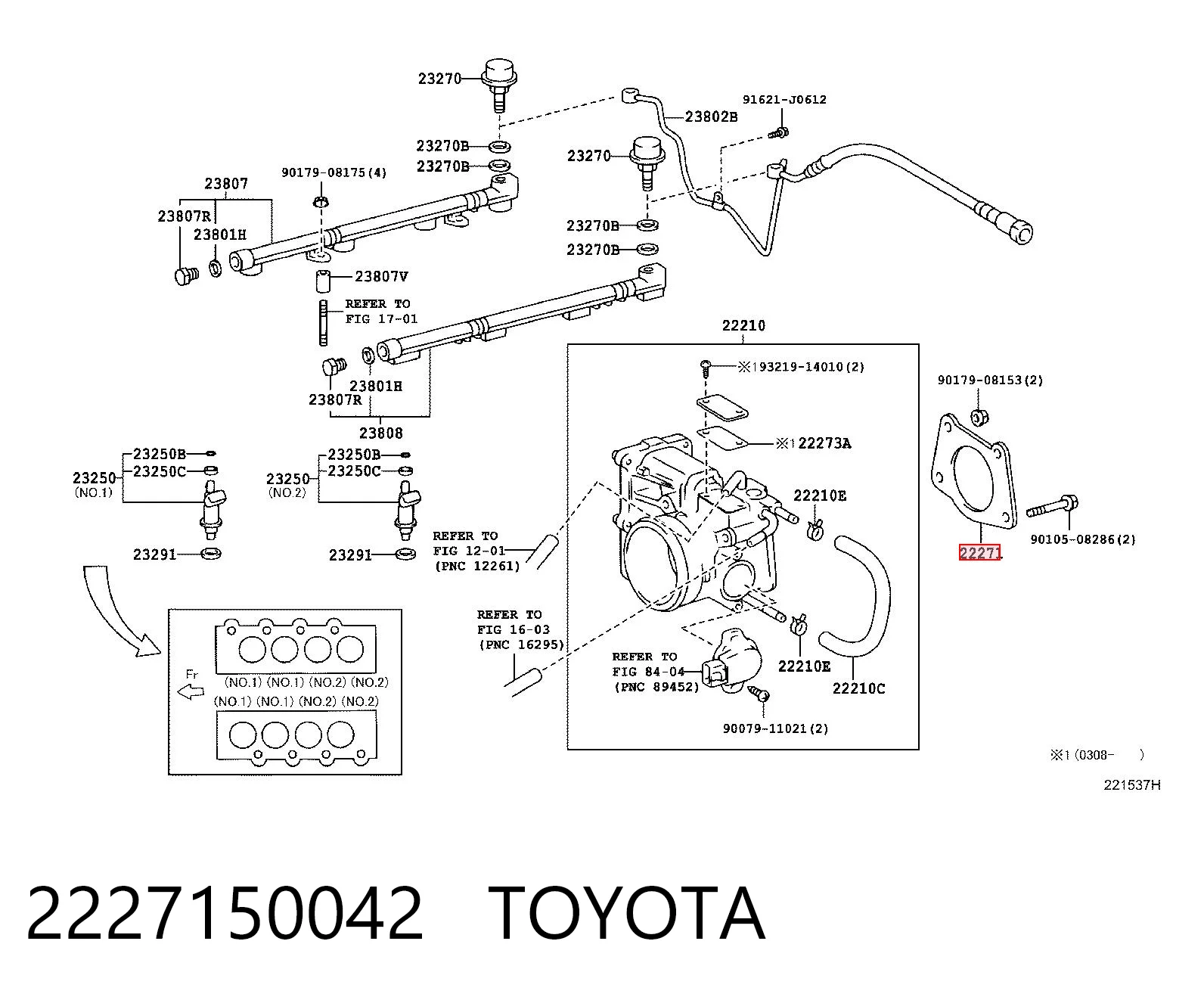 2227150042 Toyota