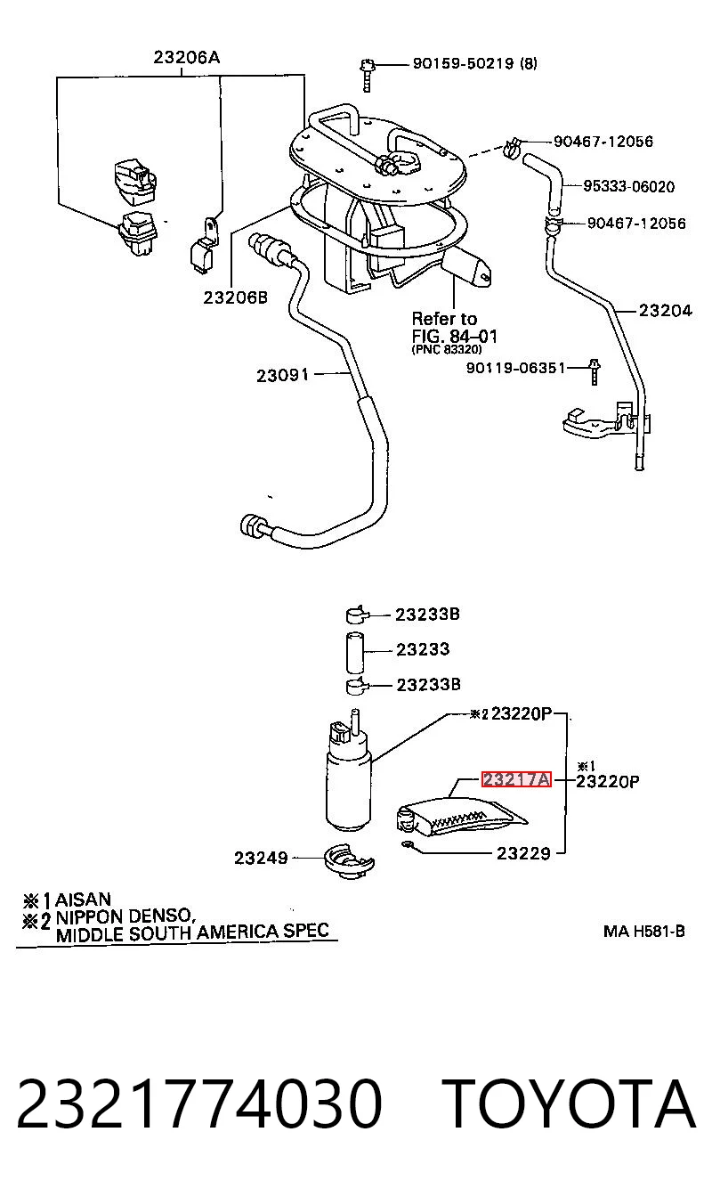 2321774030 Toyota