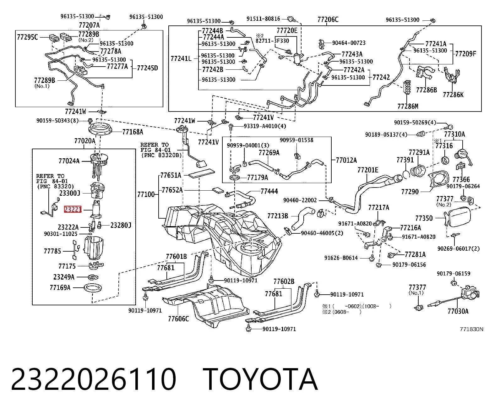 2322026110 Toyota 