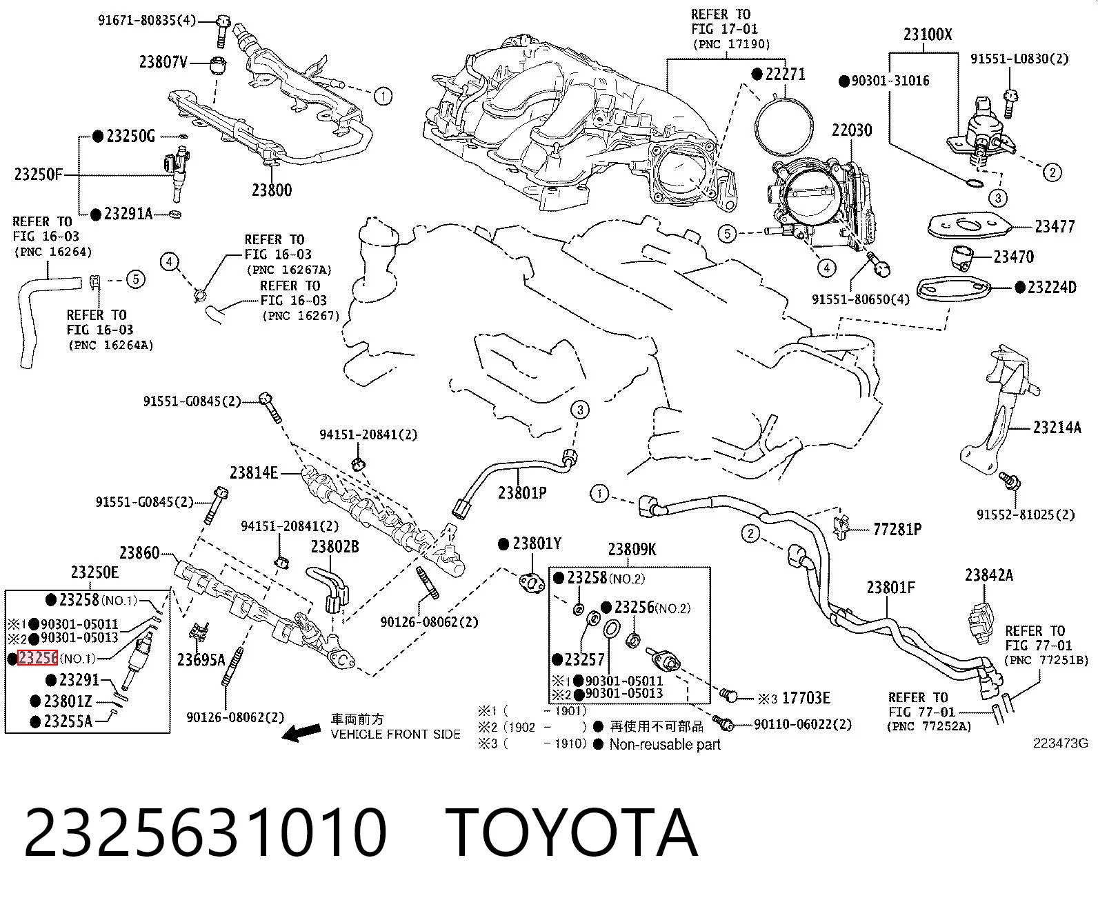 2325631010 Toyota