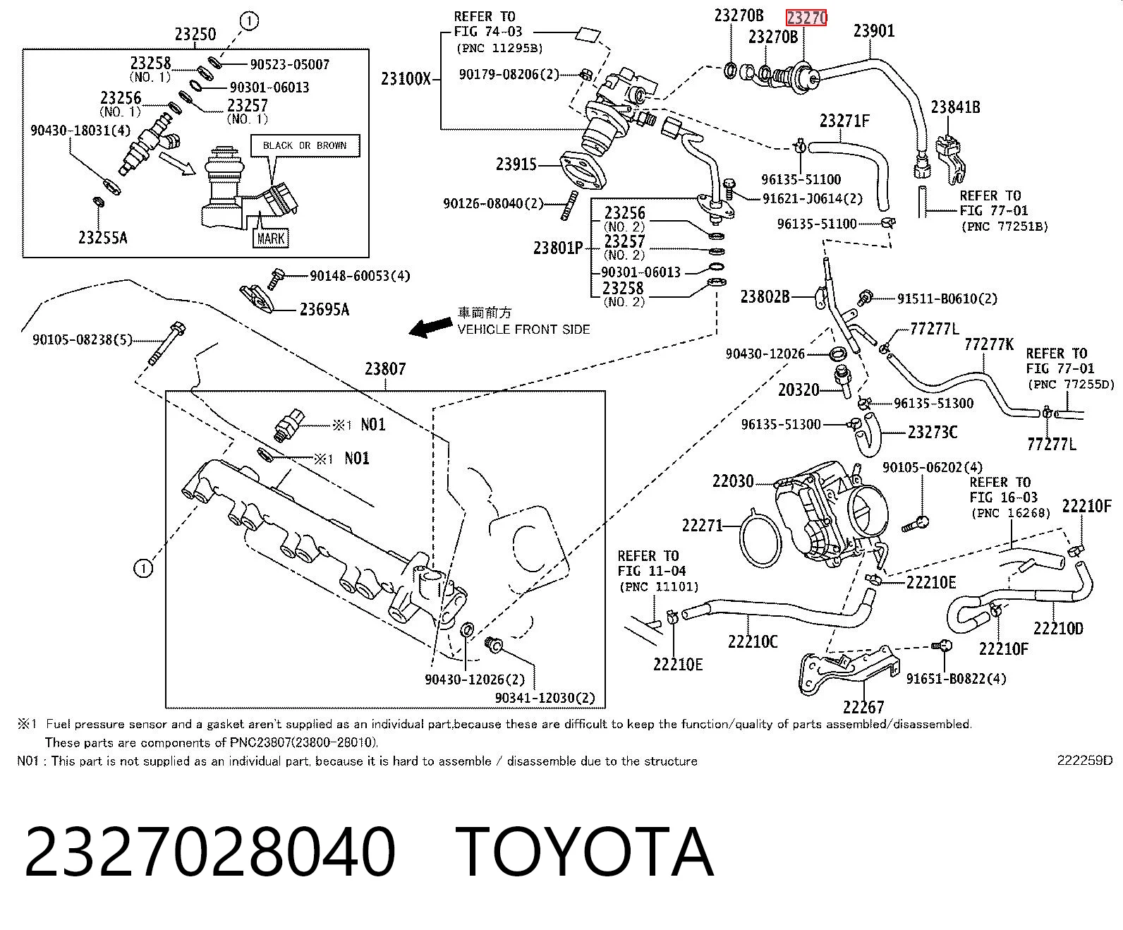 2327028040 Toyota