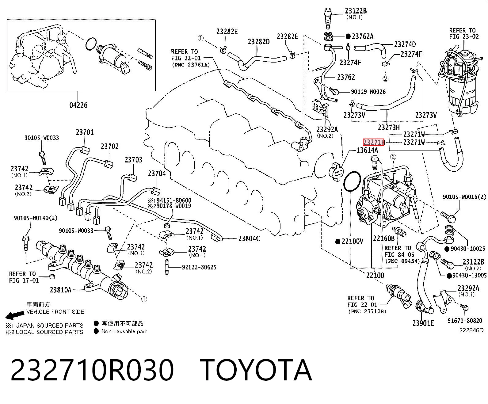 232710R030 Toyota