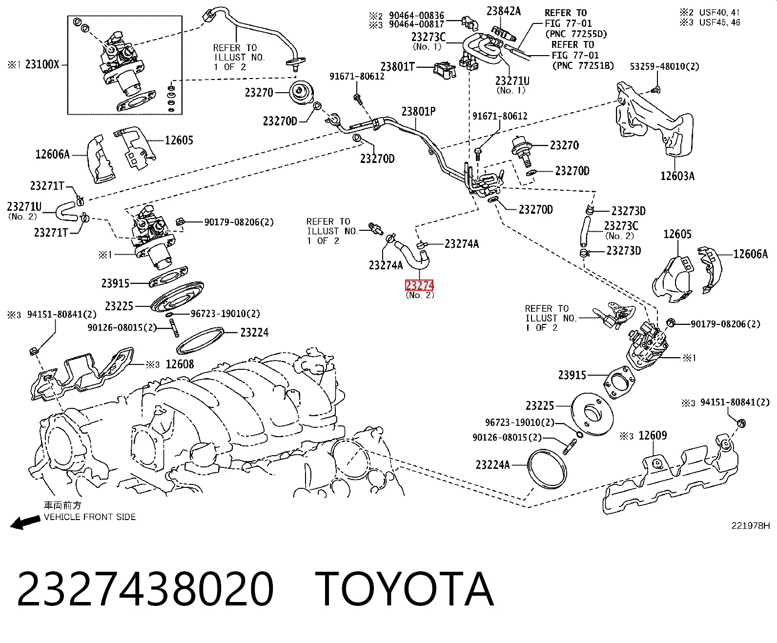 2327438020 Toyota