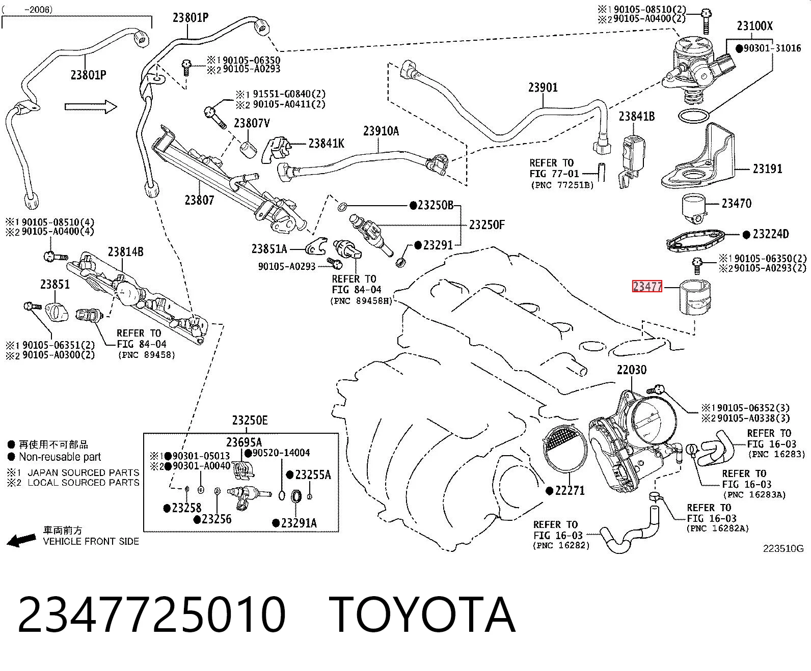 2347725010 Toyota