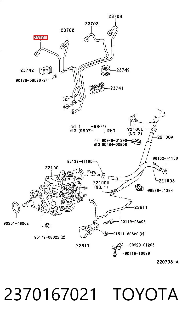 2370167021 Toyota