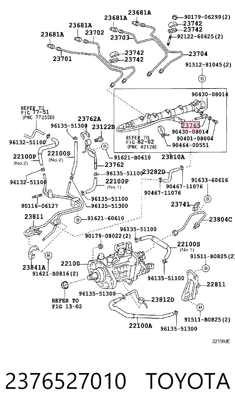 2376527010 Toyota