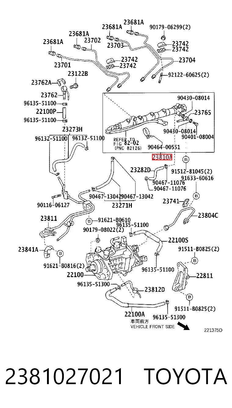 2381027021 Toyota
