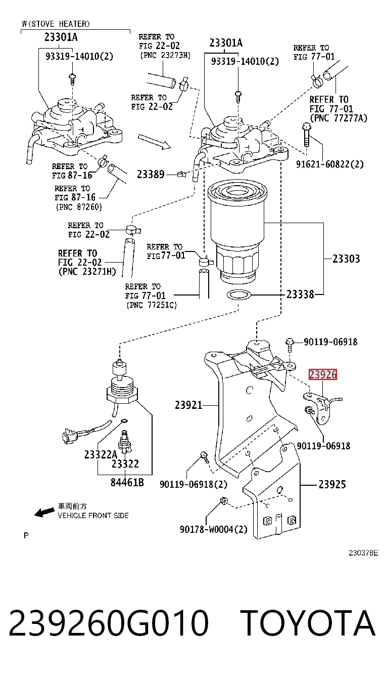 239260G010 Toyota