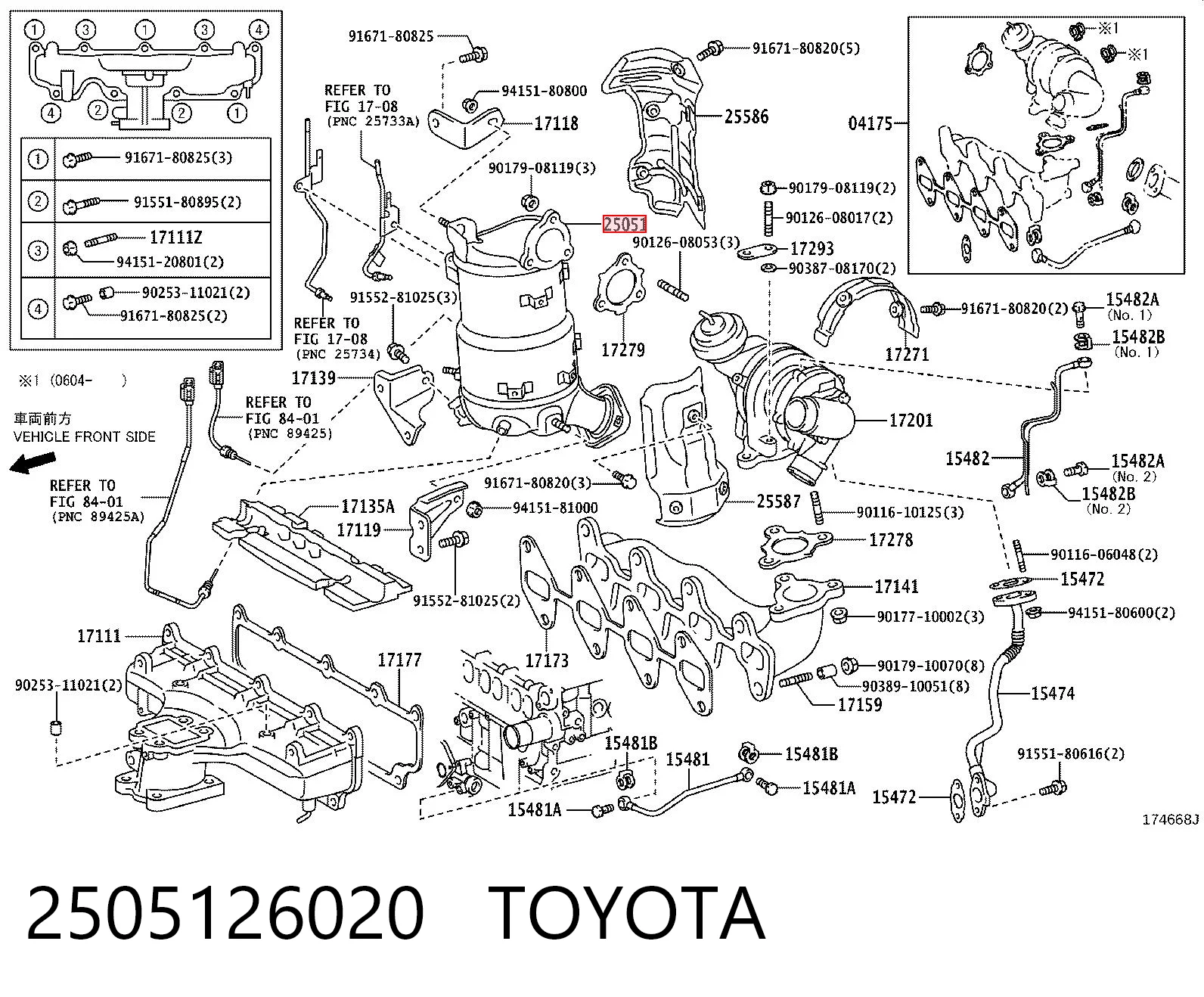 2505126020 Toyota