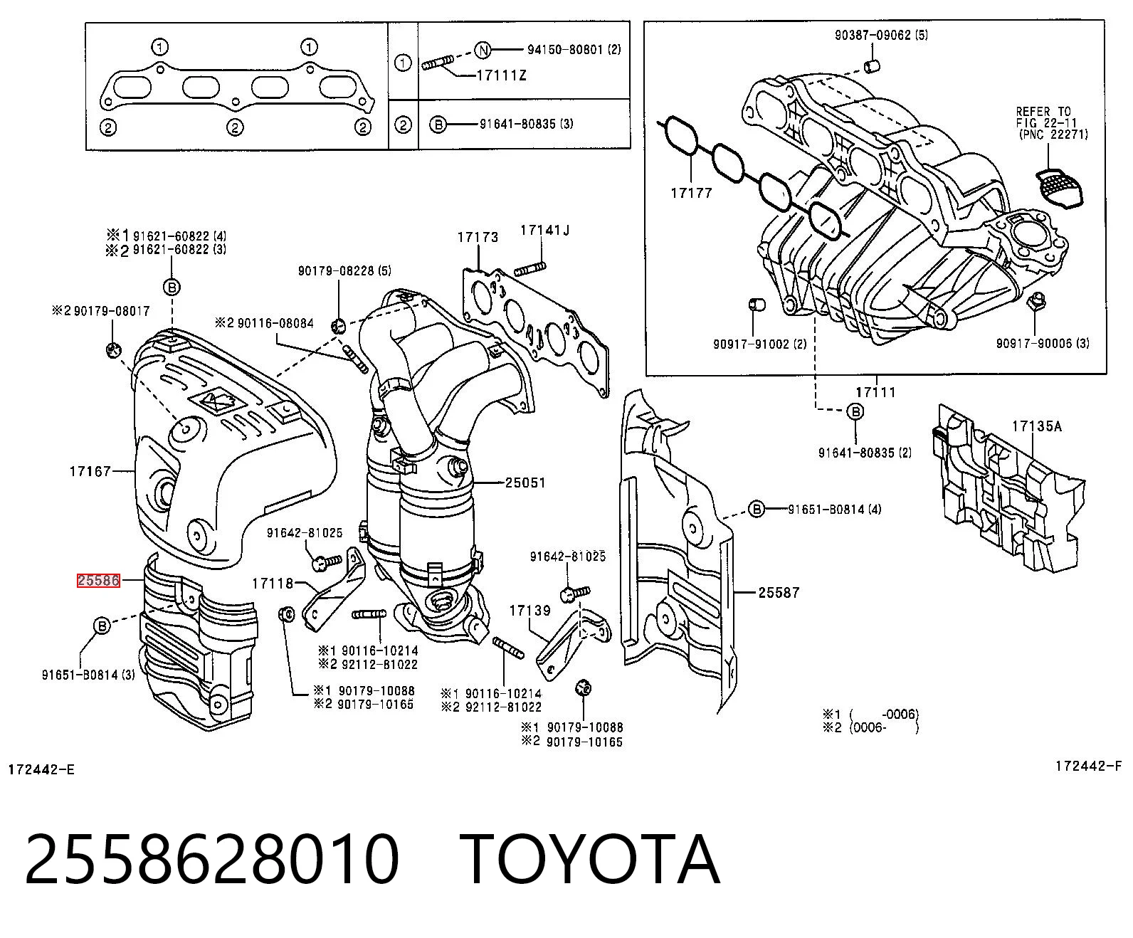 2558628010 Toyota