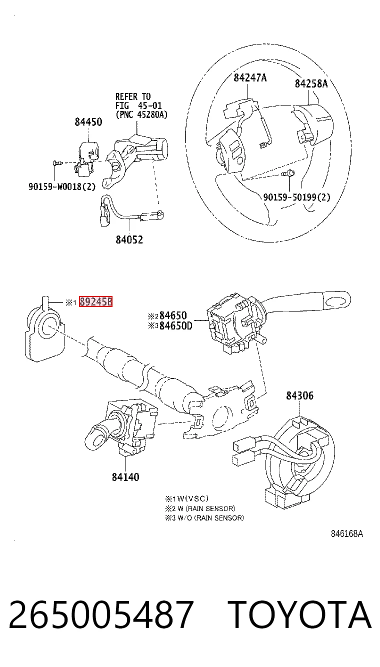 0265005487 Bosch Sensor do ângulo de viragem do volante de direção