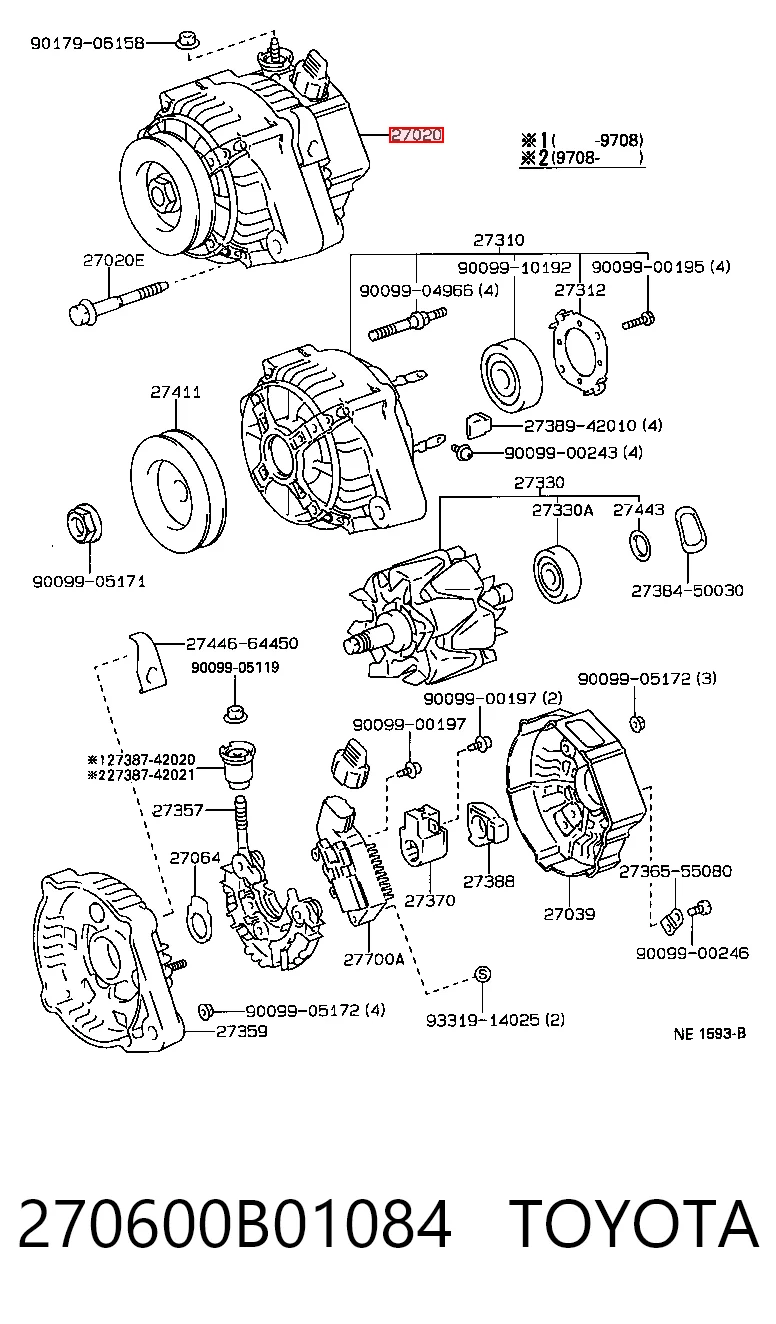 270600B01084 Toyota