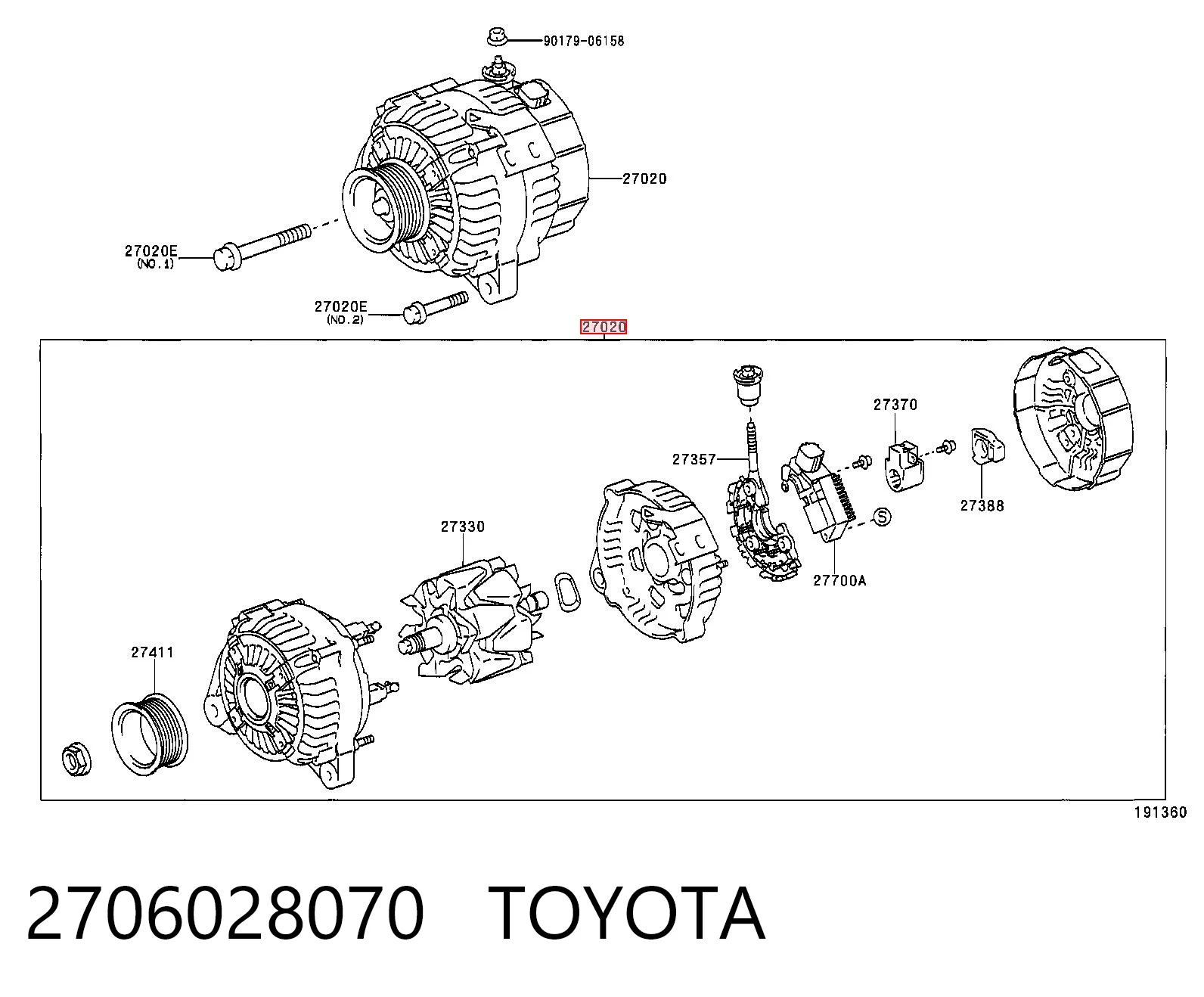 2706028070 Toyota