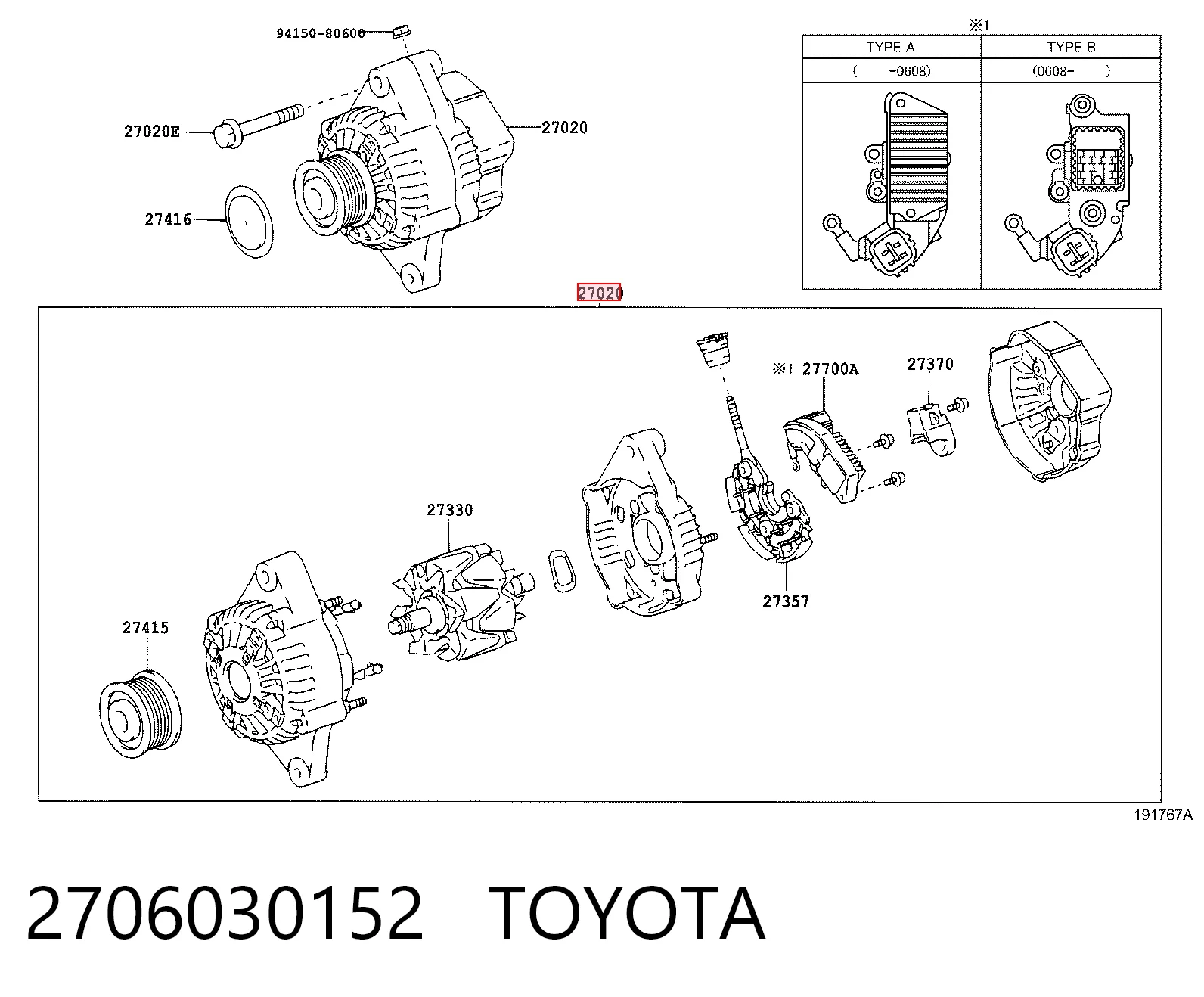 2706030152 Toyota