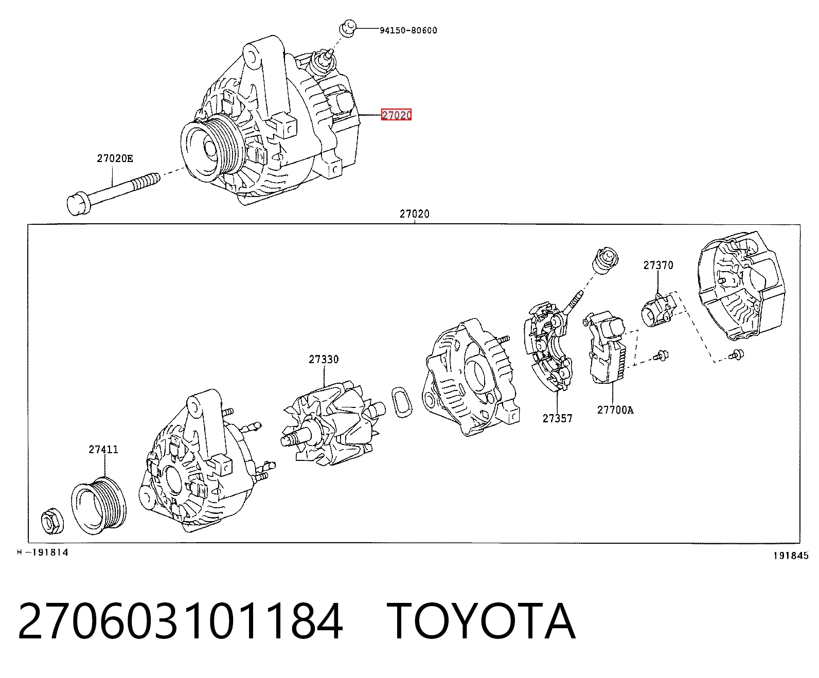 270603101184 Toyota