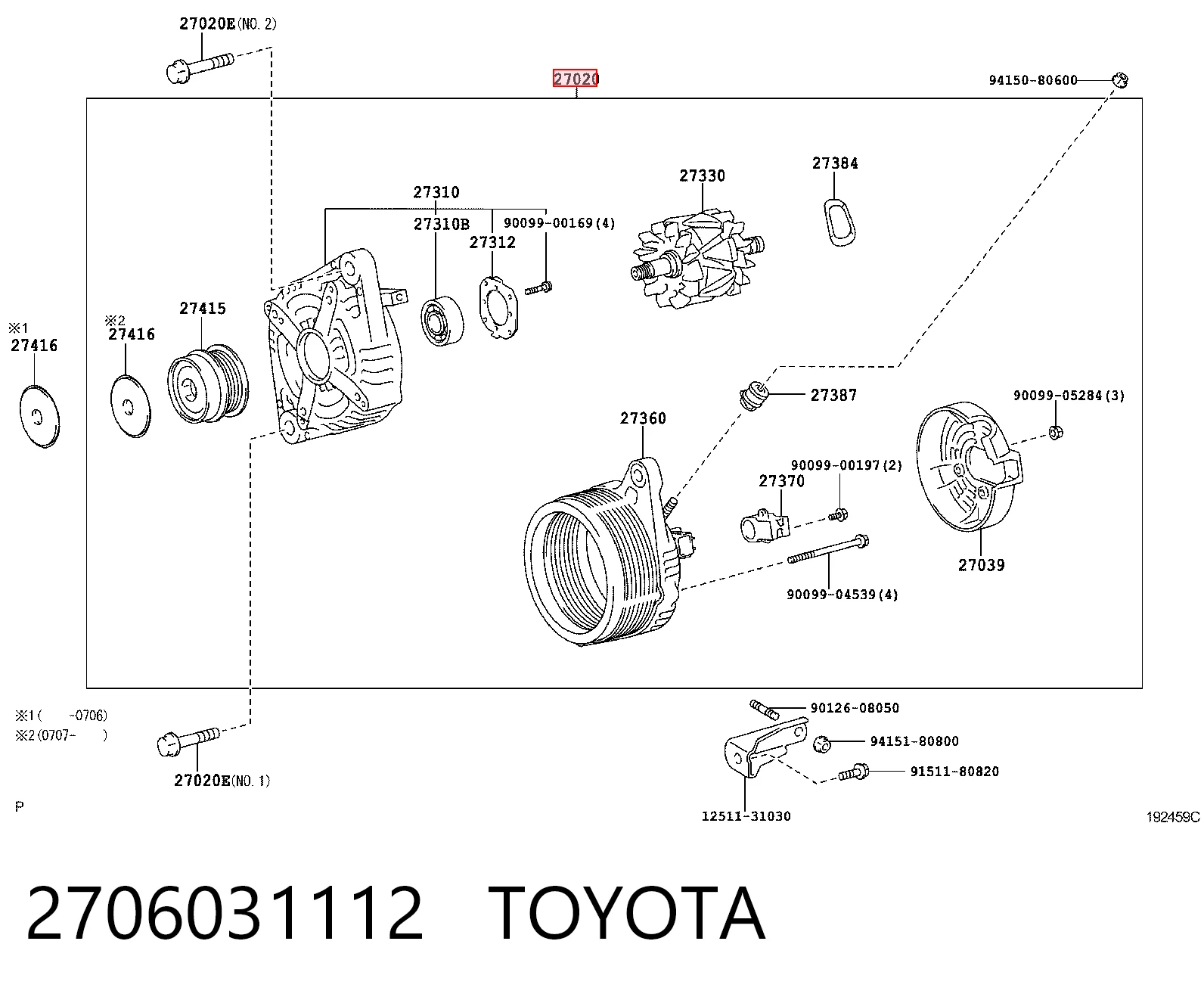 Gerador Lexus RX 300/330/350/400H U3