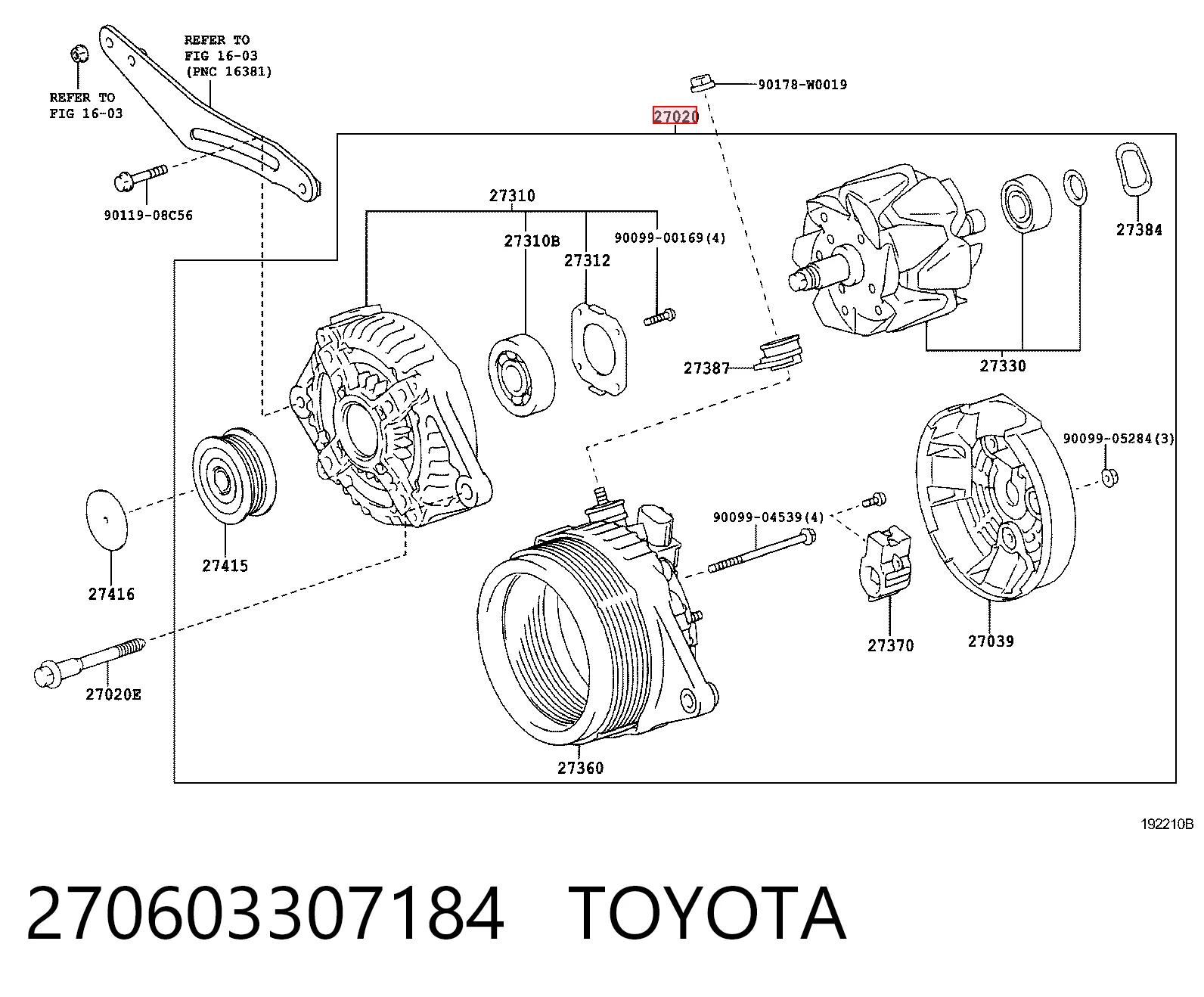 270603307184 Toyota