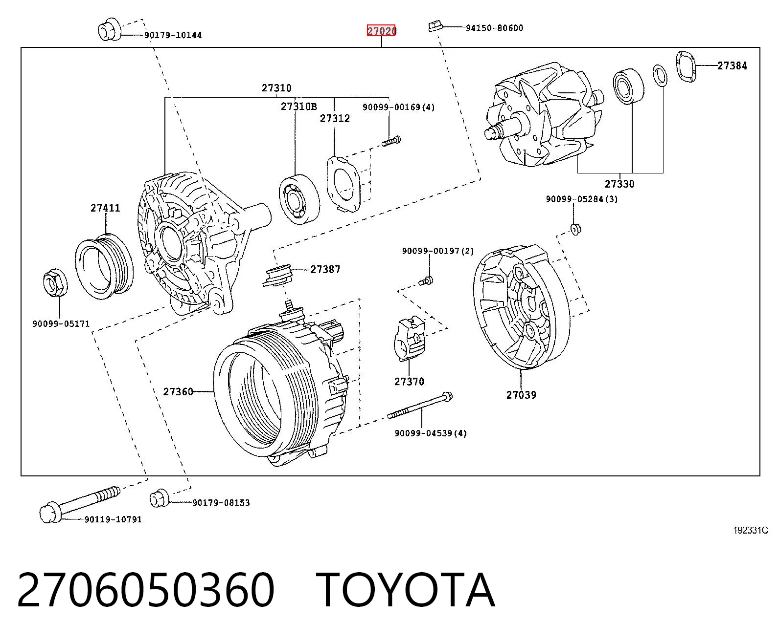 2706050360 Toyota