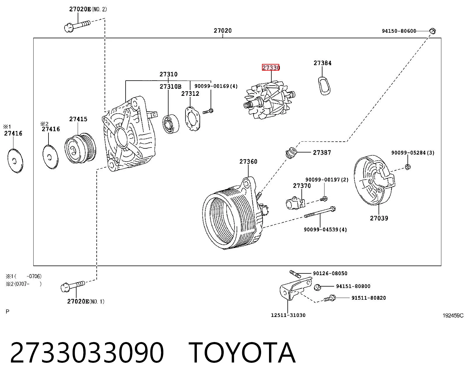 2733033090 Toyota