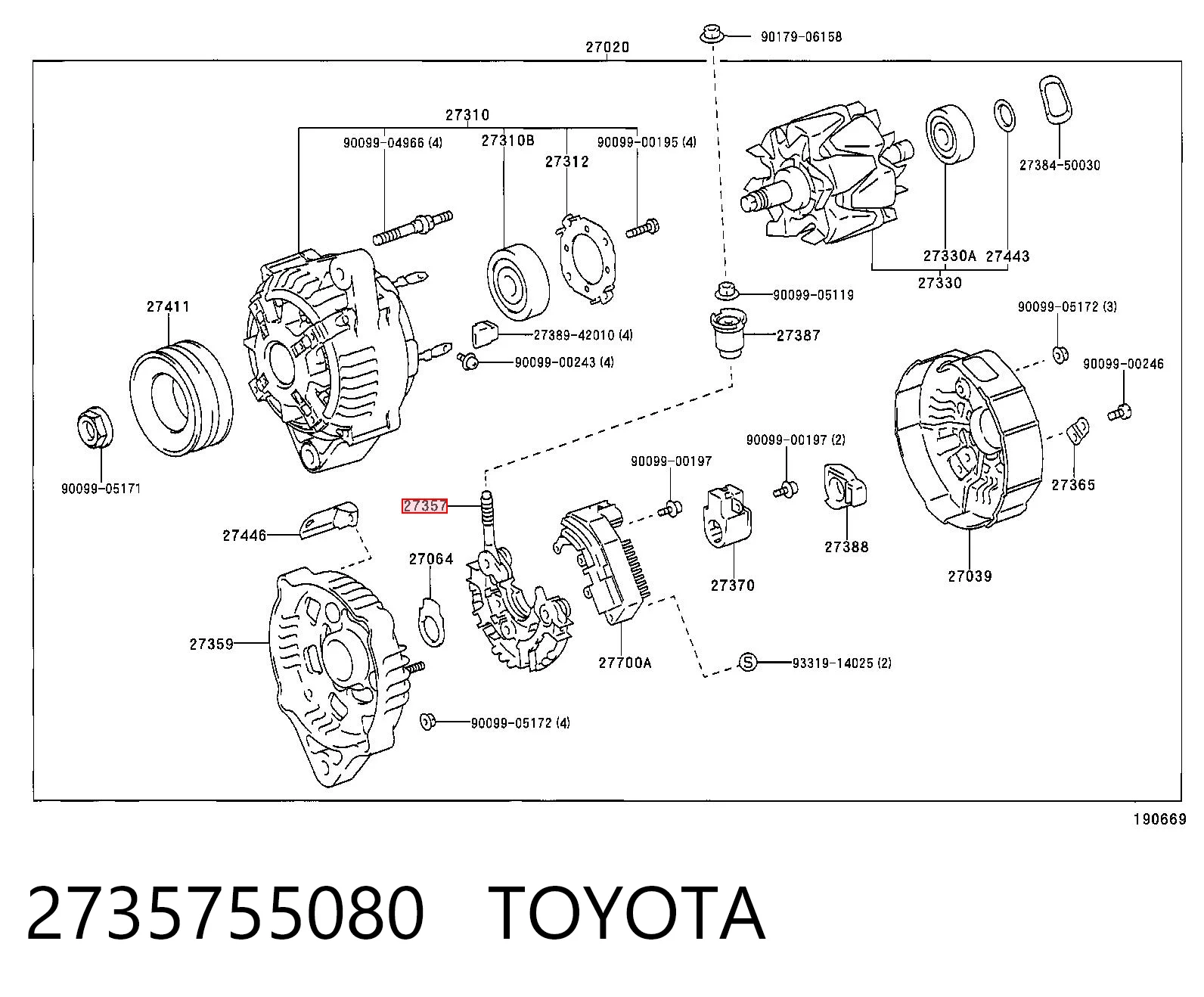 2735755080 Toyota