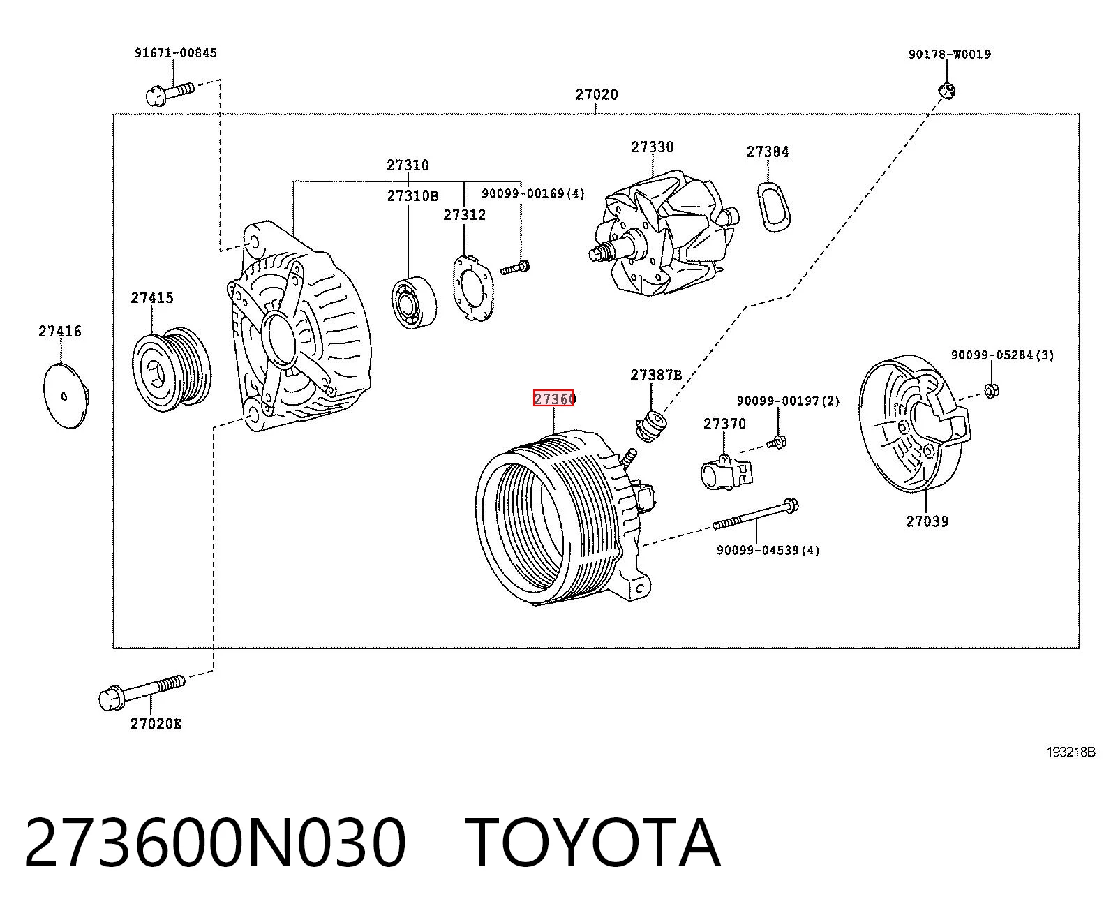 273600N030 Toyota