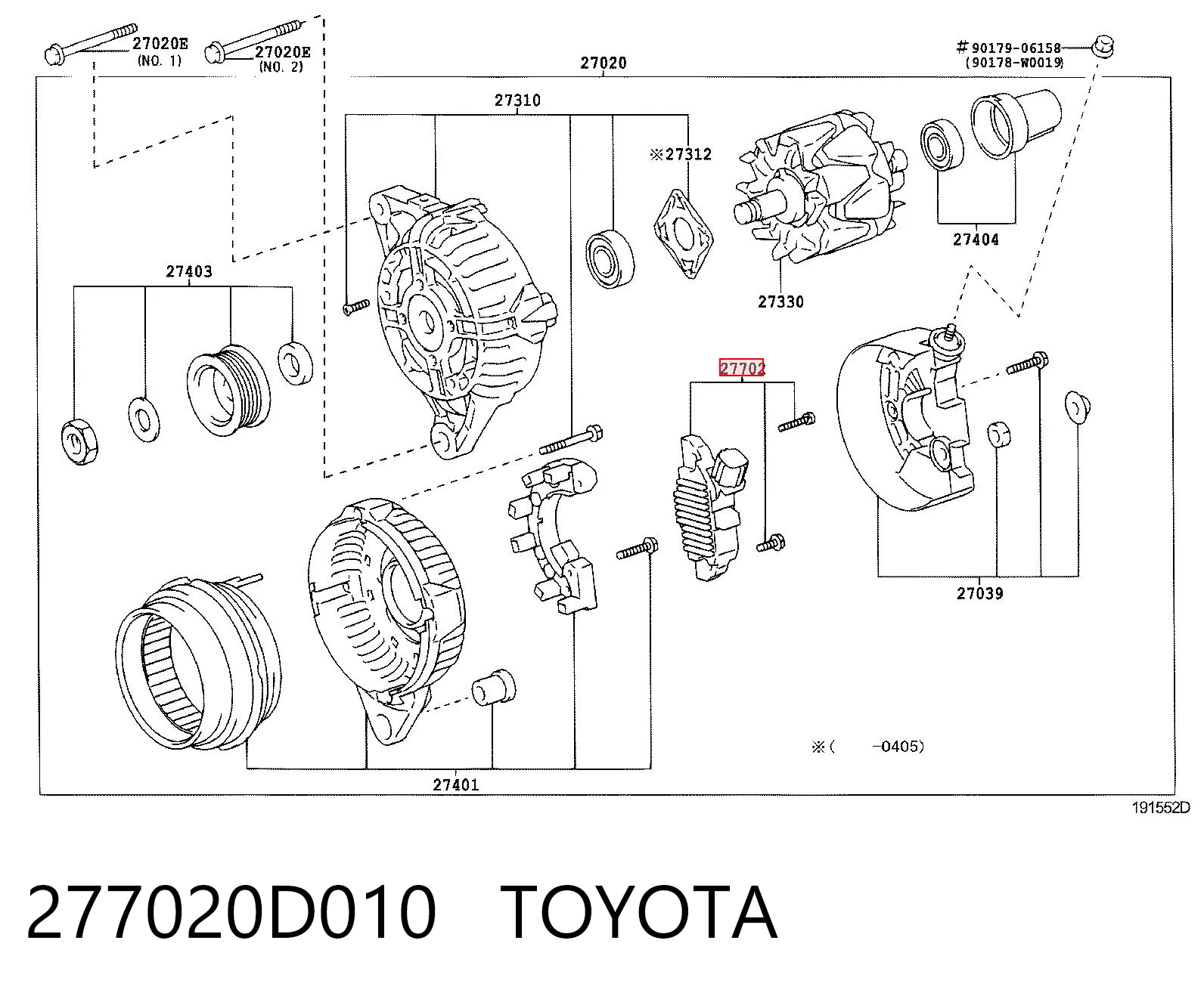 277020D010 Toyota