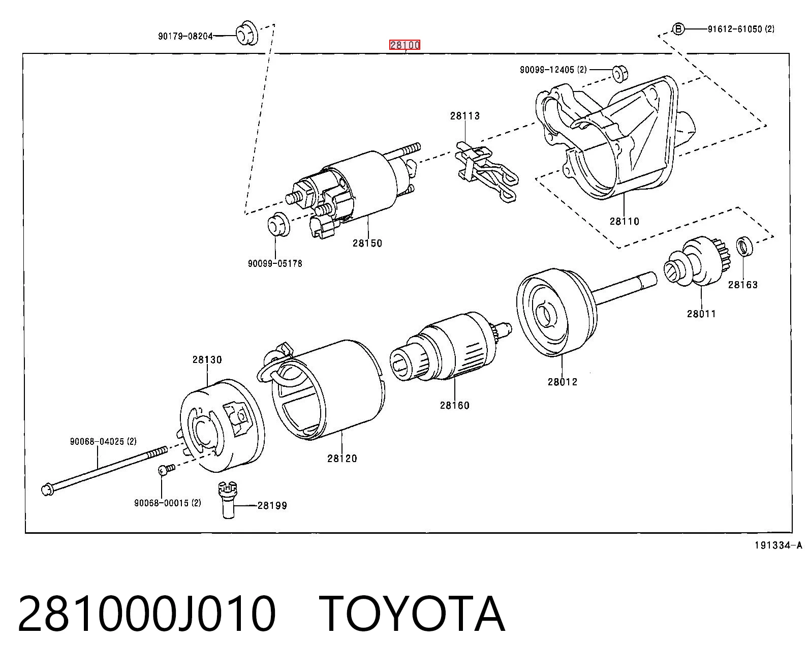 281000J010 Toyota