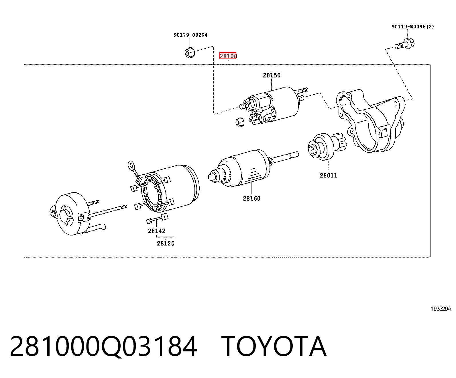 281000Q03184 Toyota