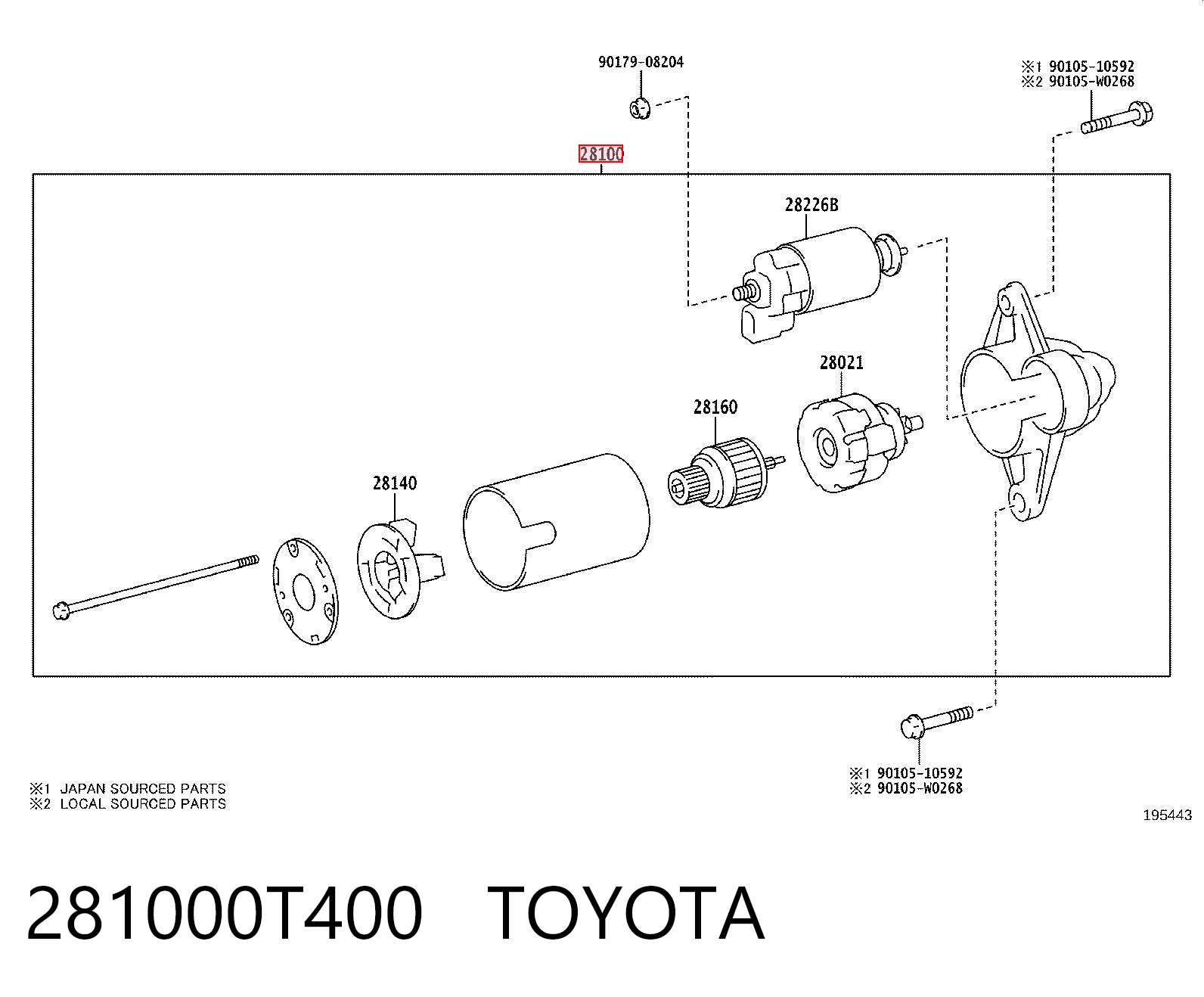 Motor de arranco Toyota Corolla  E21 ao melhor preço