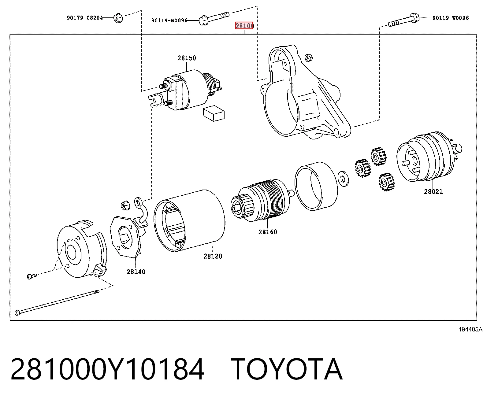 281000Y10184 Toyota