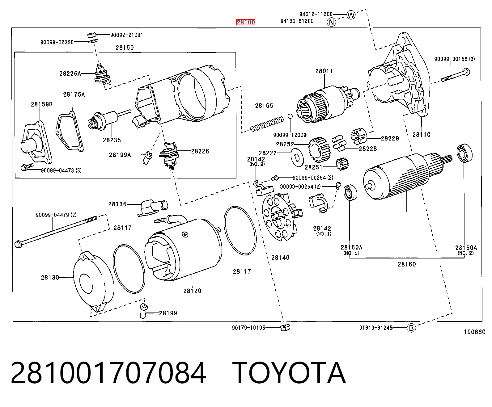 281001707084 Toyota