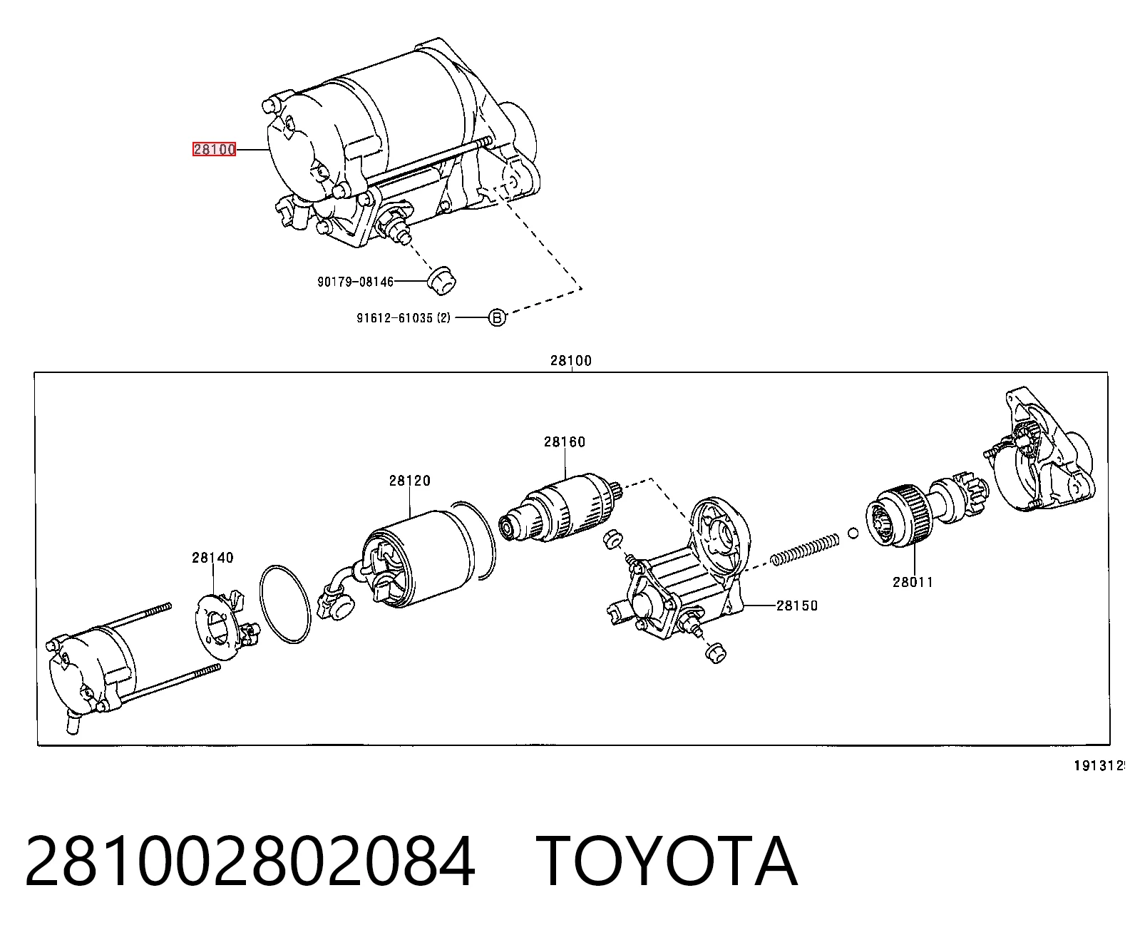 281002802084 Toyota