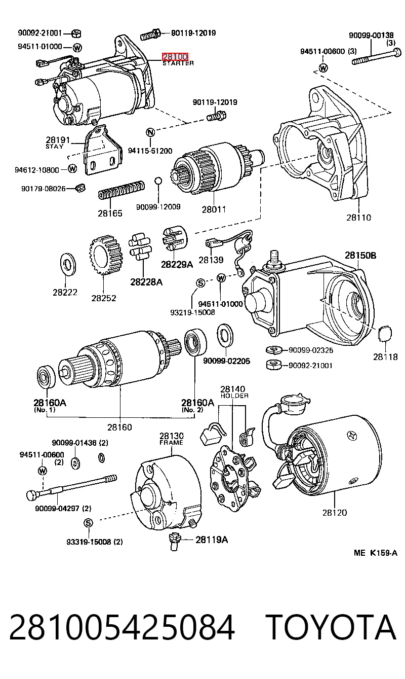 281005425084 Toyota