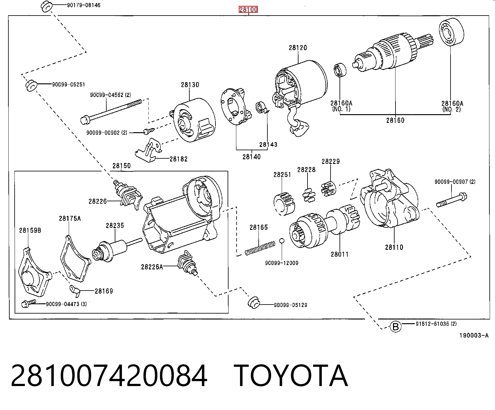 281007420084 Toyota