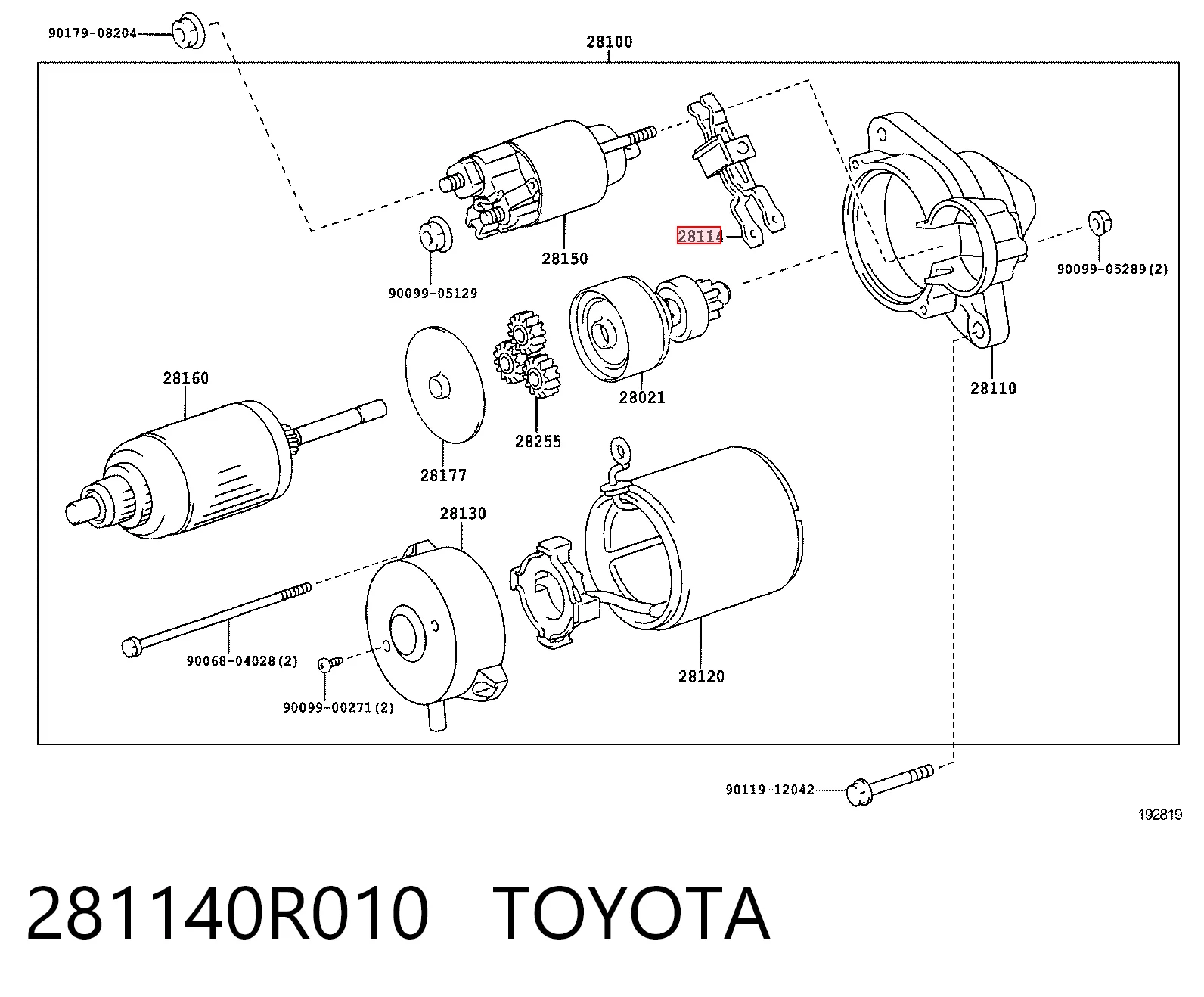 281140R010 Toyota