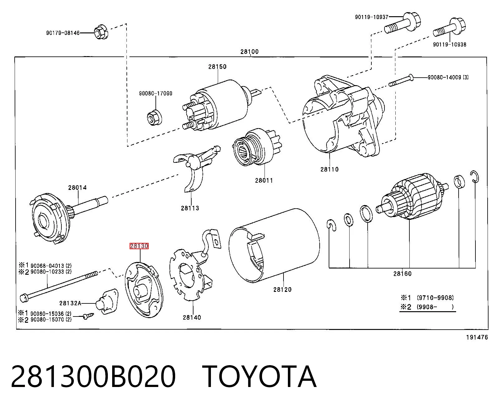 281300B020 Toyota