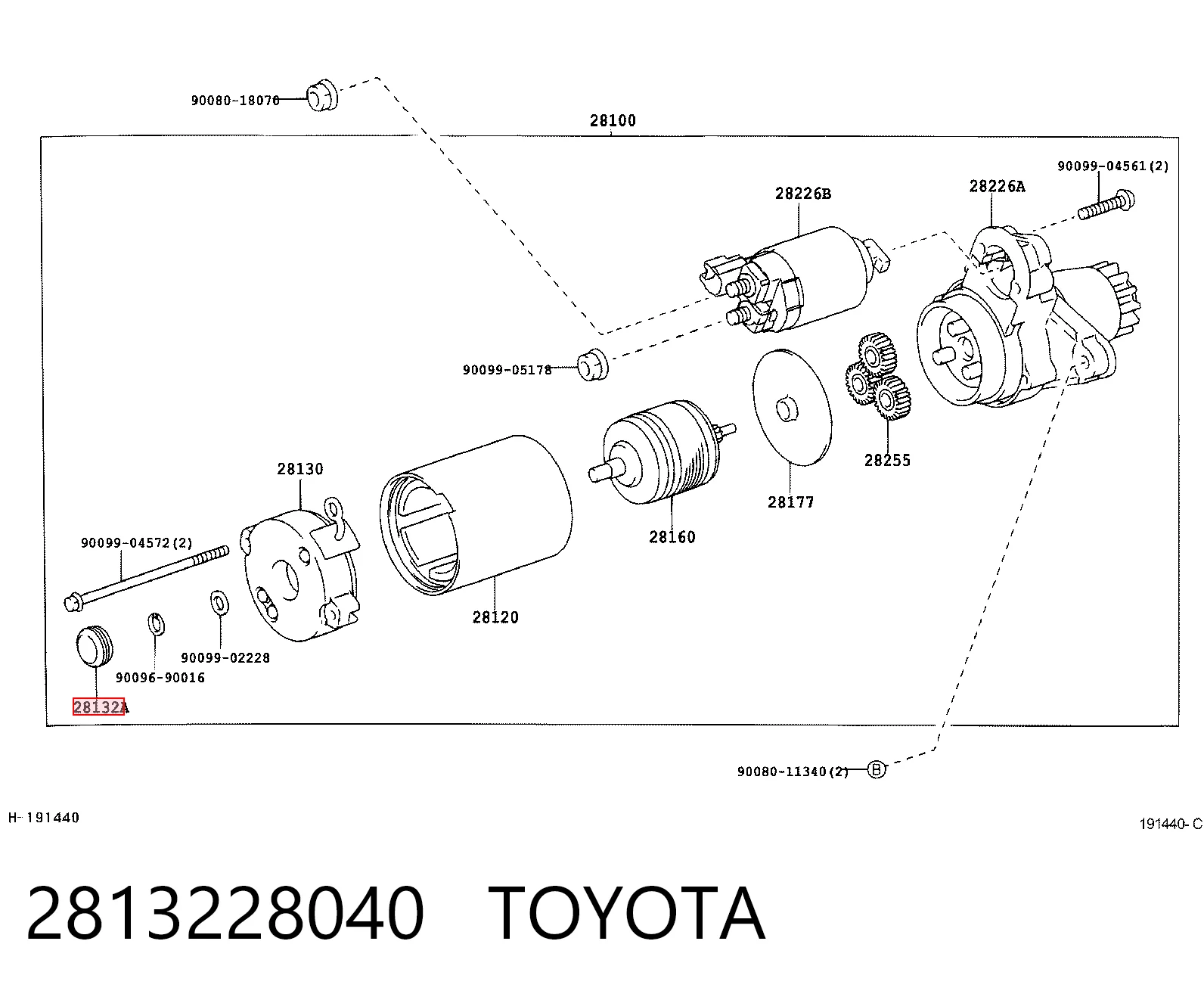 2813228040 Toyota