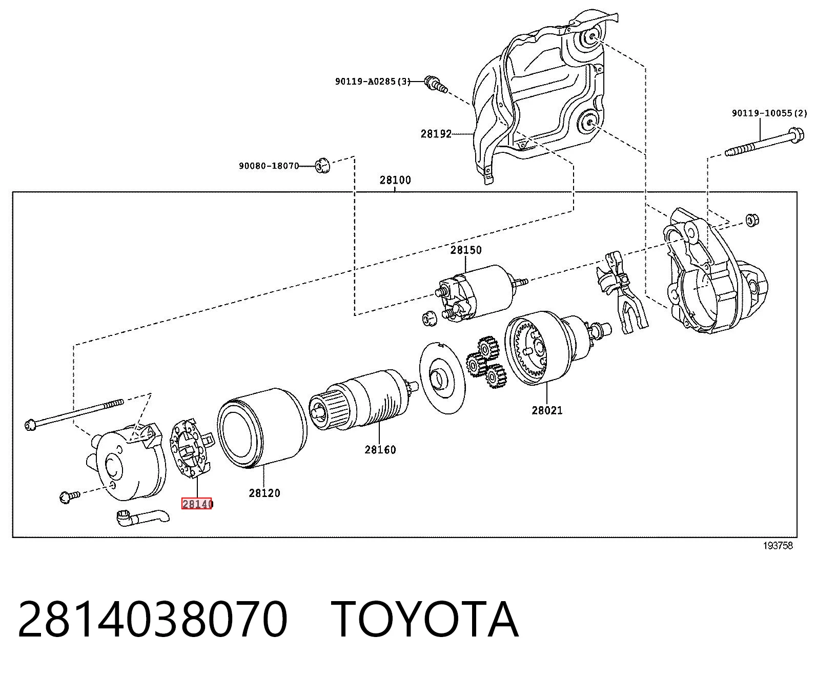 2814038070 Toyota